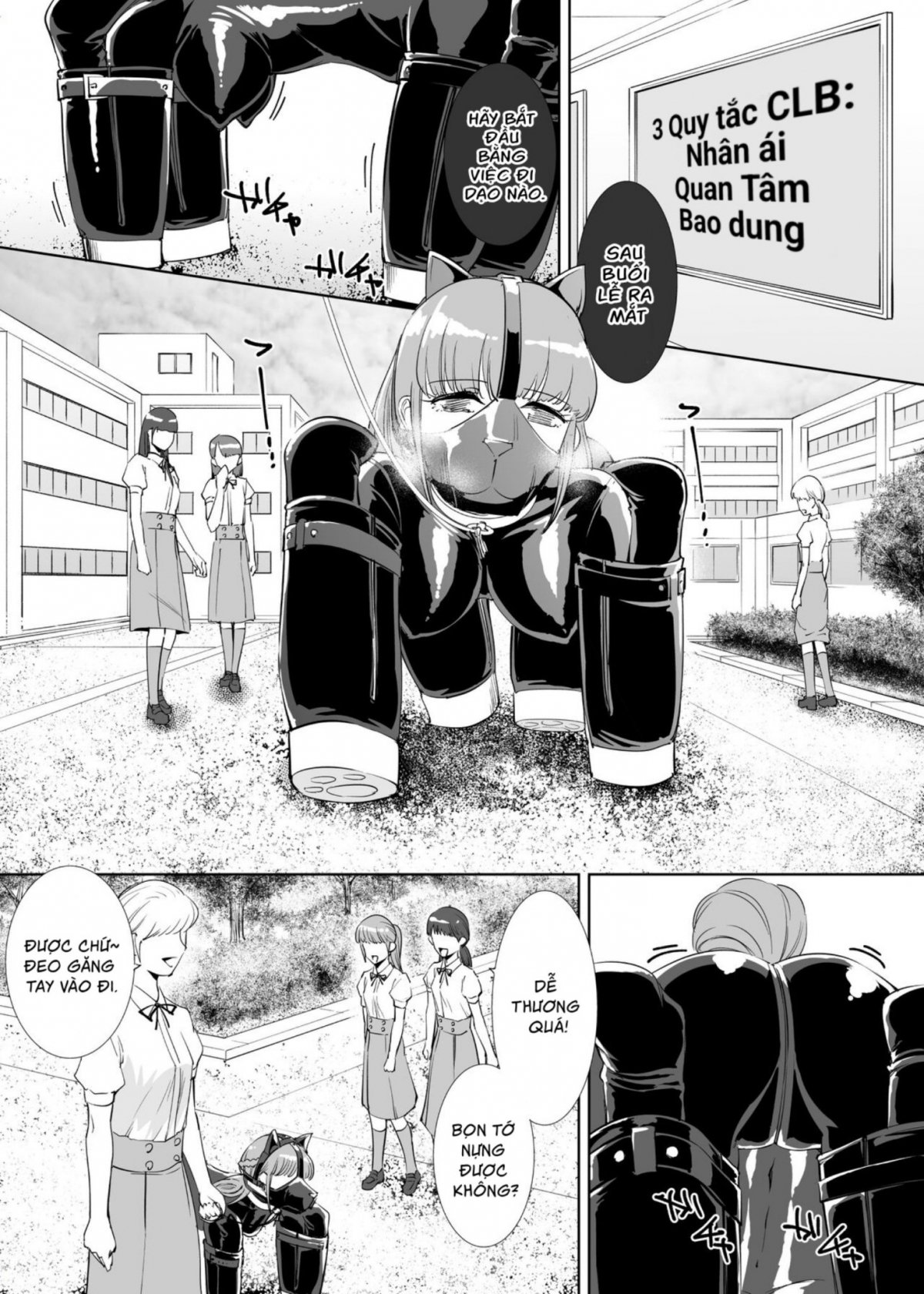 Đọc truyện hentai Câu lạc bộ chó của trường nữ sinh Rouran - Oneshot