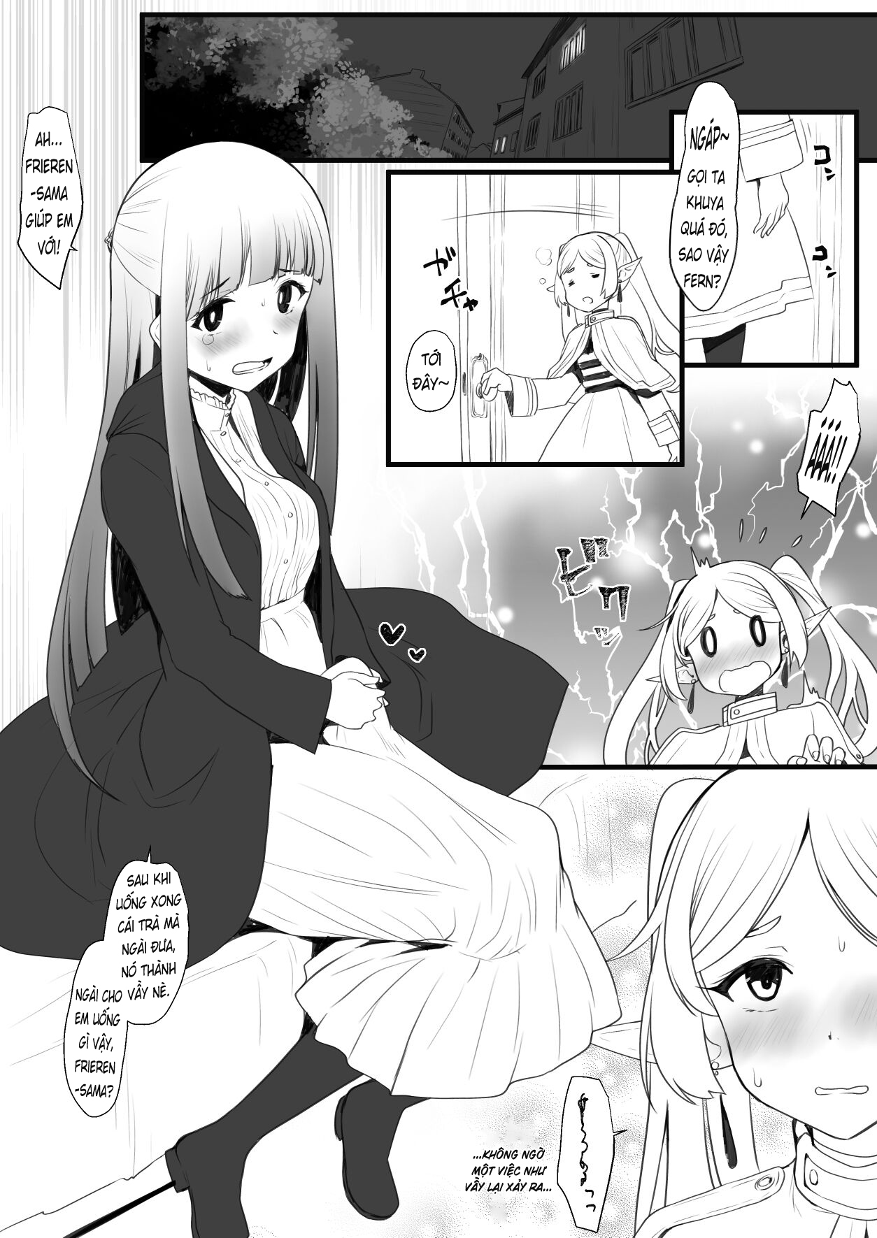 Đọc truyện hentai Fern Mọc Cu Sao Khi Uống Trà Của Frieren - Oneshot