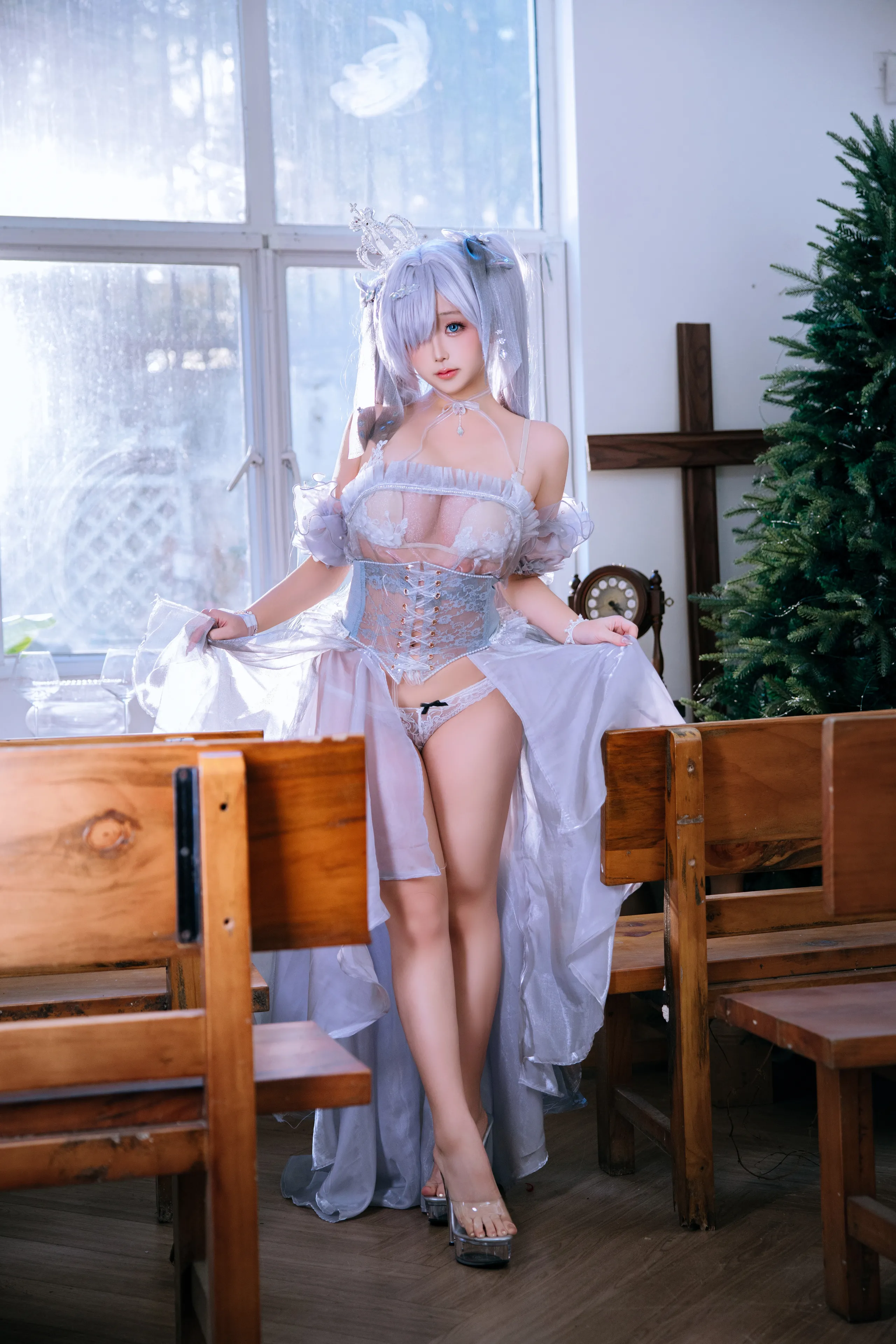 Đọc truyện hentai Tuyển tập Albums siêu phẩm Cosplay - Chap 1105 - Hina Jiao - Goddess of Victory: Nikki Cinderella