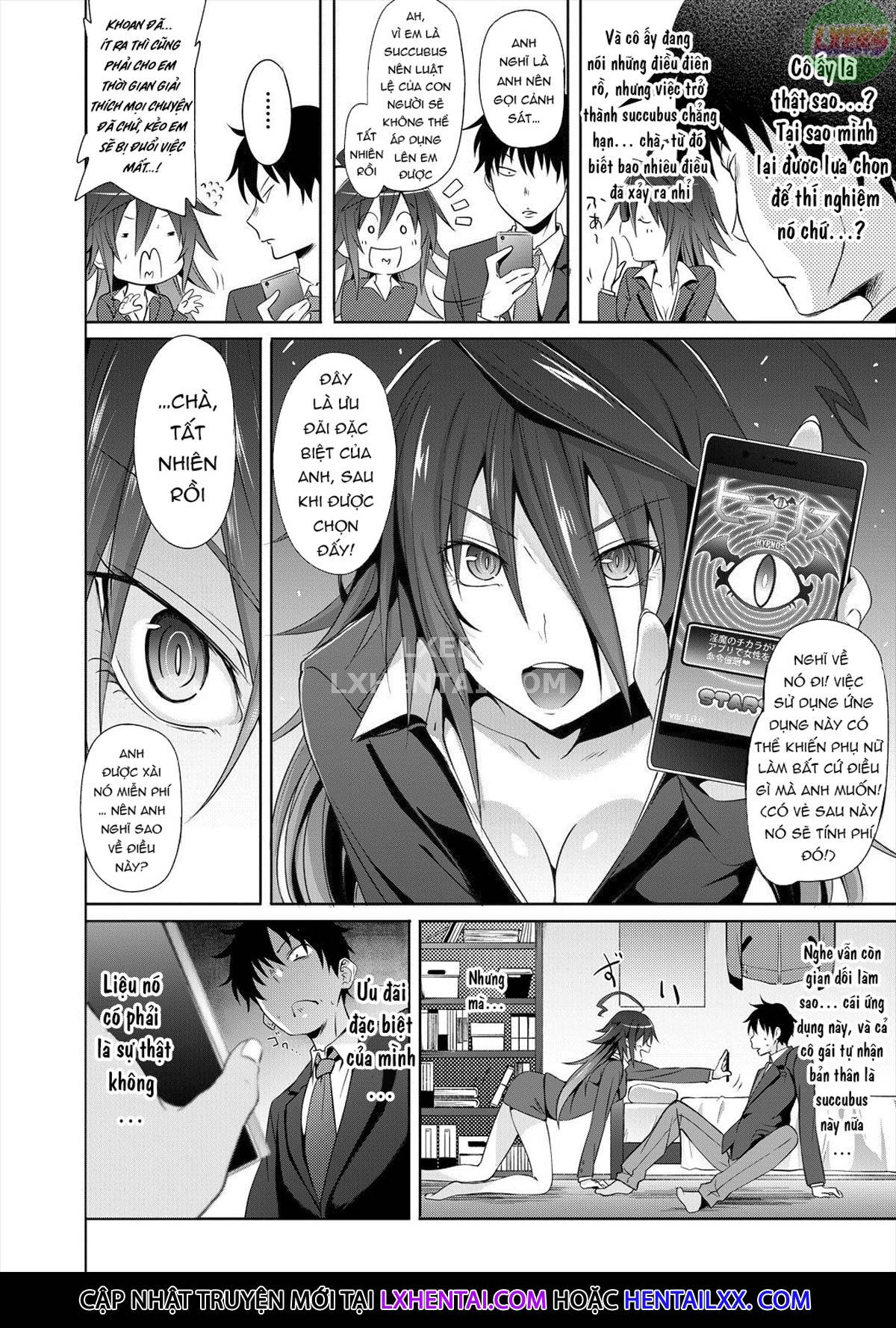 Đọc truyện hentai Succubus Appli - Chap 1