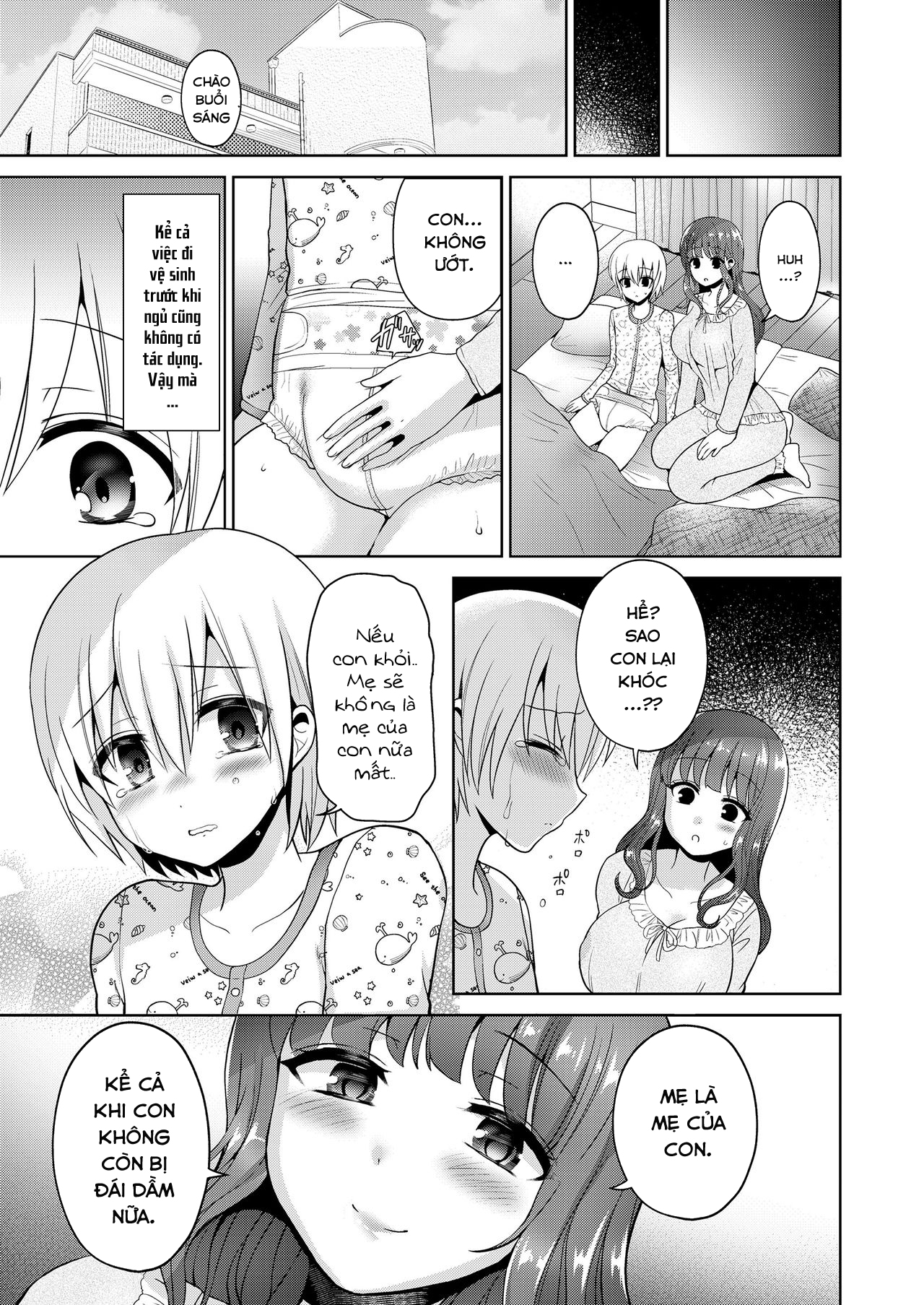 Đọc truyện hentai Mama to Iiko to Warui Koto - Oneshot