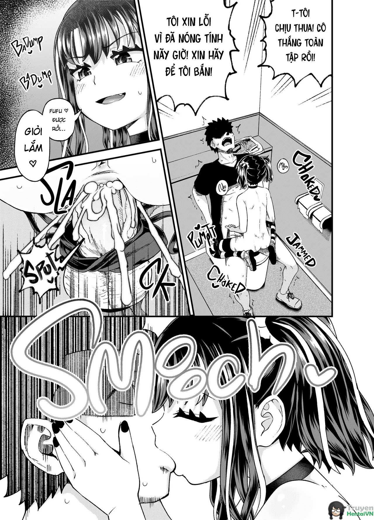 Đọc truyện hentai Uwa, Mesugaki Tsuyoi! | Crap, This Mesugaki's Too Powerful! - Oneshot