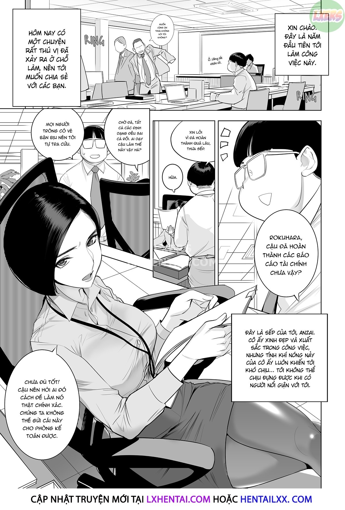 Đọc truyện hentai Điều khiển chị trưởng phòng - Oneshot