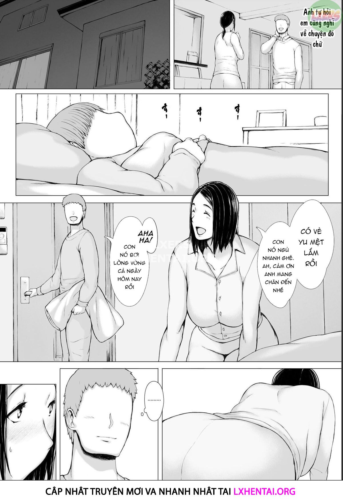 Đọc truyện hentai Hahagui Ottori Okaasan ga Toshishita Yarichin ni Nerawareru Toki - Chap 3C | END