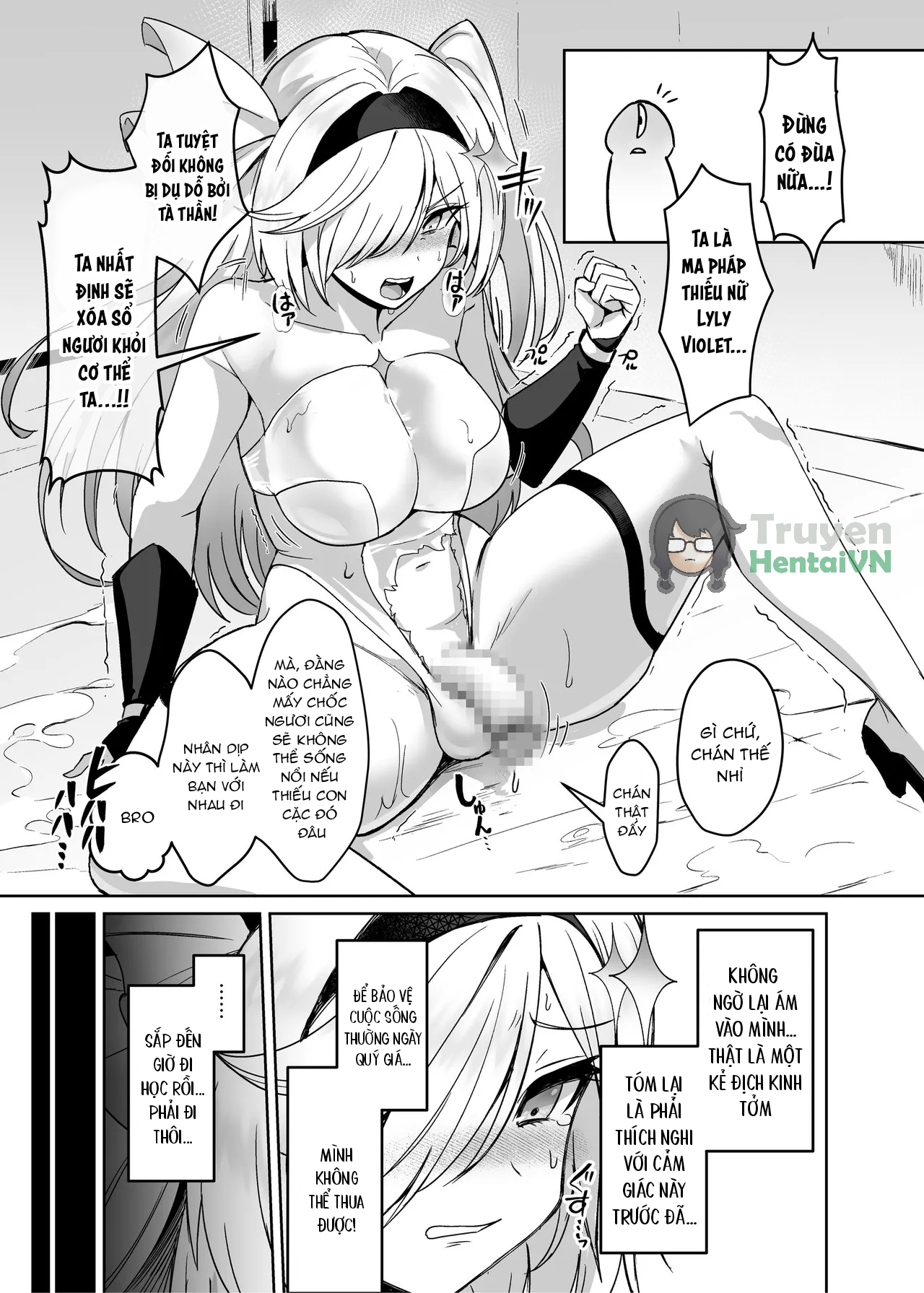 Đọc truyện hentai Mahou Shoujo Saint Lily Dankon ~Futanari o Hayasareta Mahou Shoujo ga Chinpo-gurui ni Ochiru Made~ - Oneshot