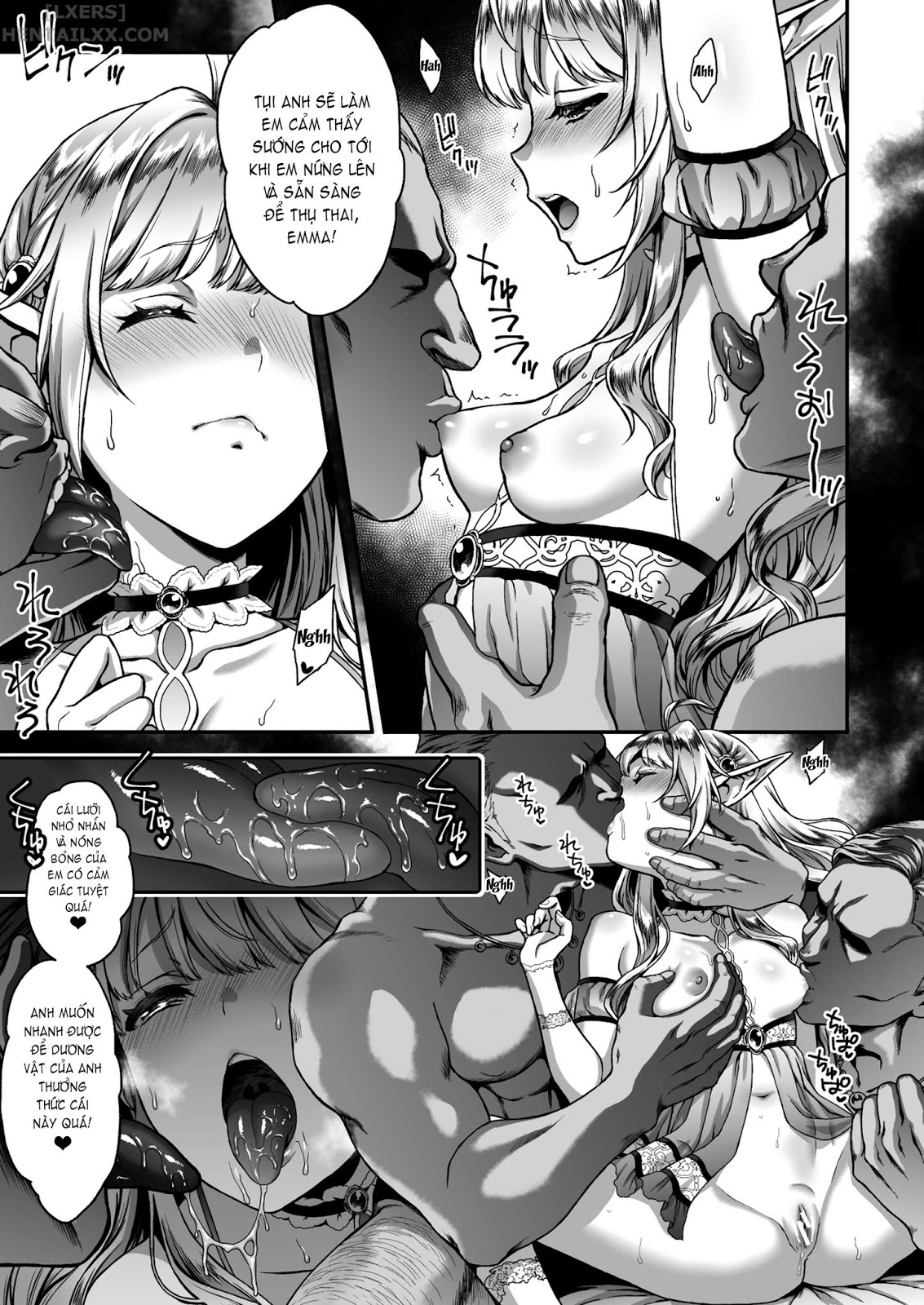 Đọc truyện hentai Tasogare No Shou Elf - Chap 4