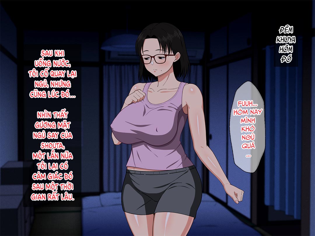 Đọc truyện hentai Khao khát người mẹ vú bự trong căn phòng nhỏ - Chap 2