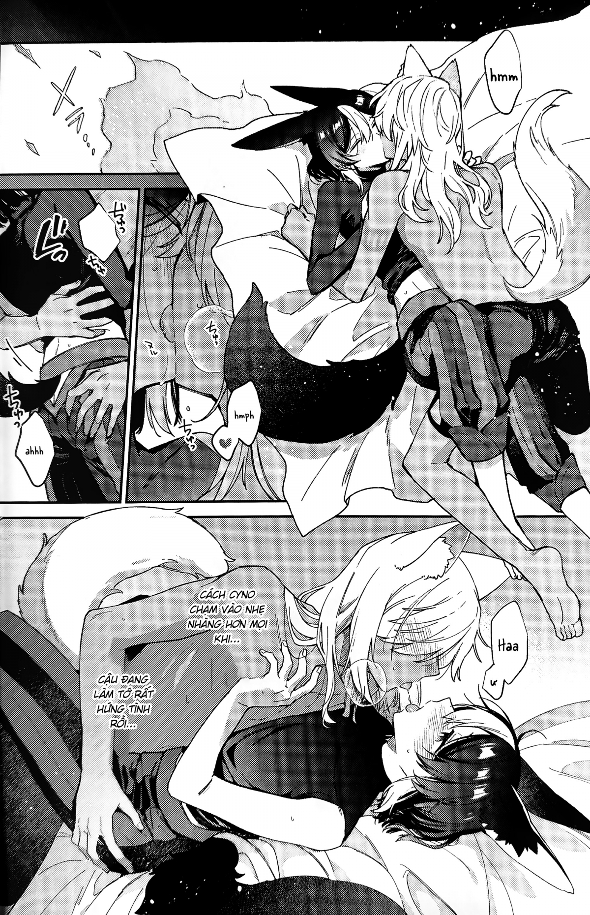 Đọc truyện hentai Anh bạn sói của tôi đang hành động bất thường - Oneshot