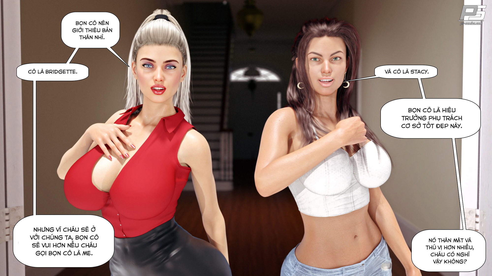 Đọc truyện hentai Milf Mansion - Vol 1 - Chương 2: Gọi bọn cô là mẹ