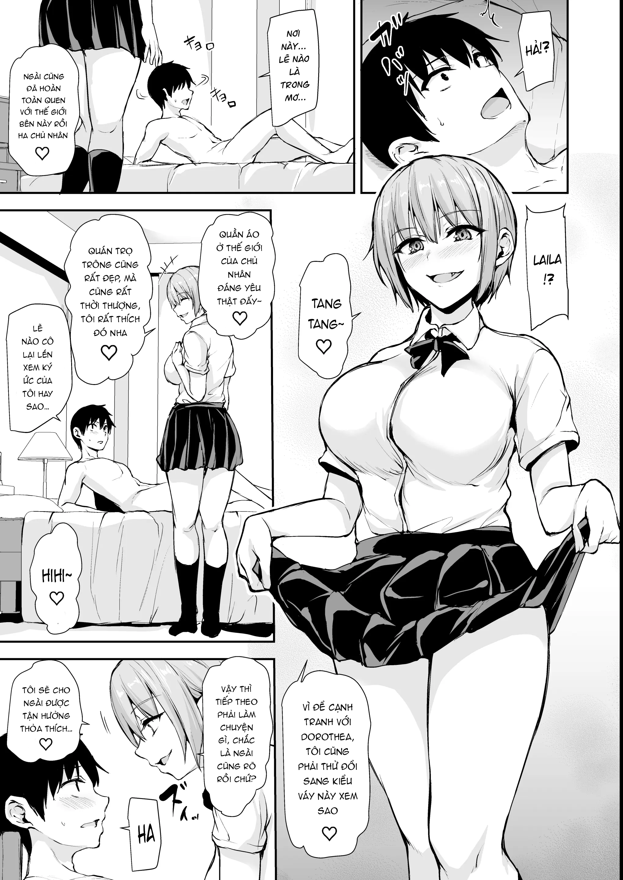 Đọc truyện hentai Câu chuyện về một thế giới khác đầy nắng - Chap 3 - End.
