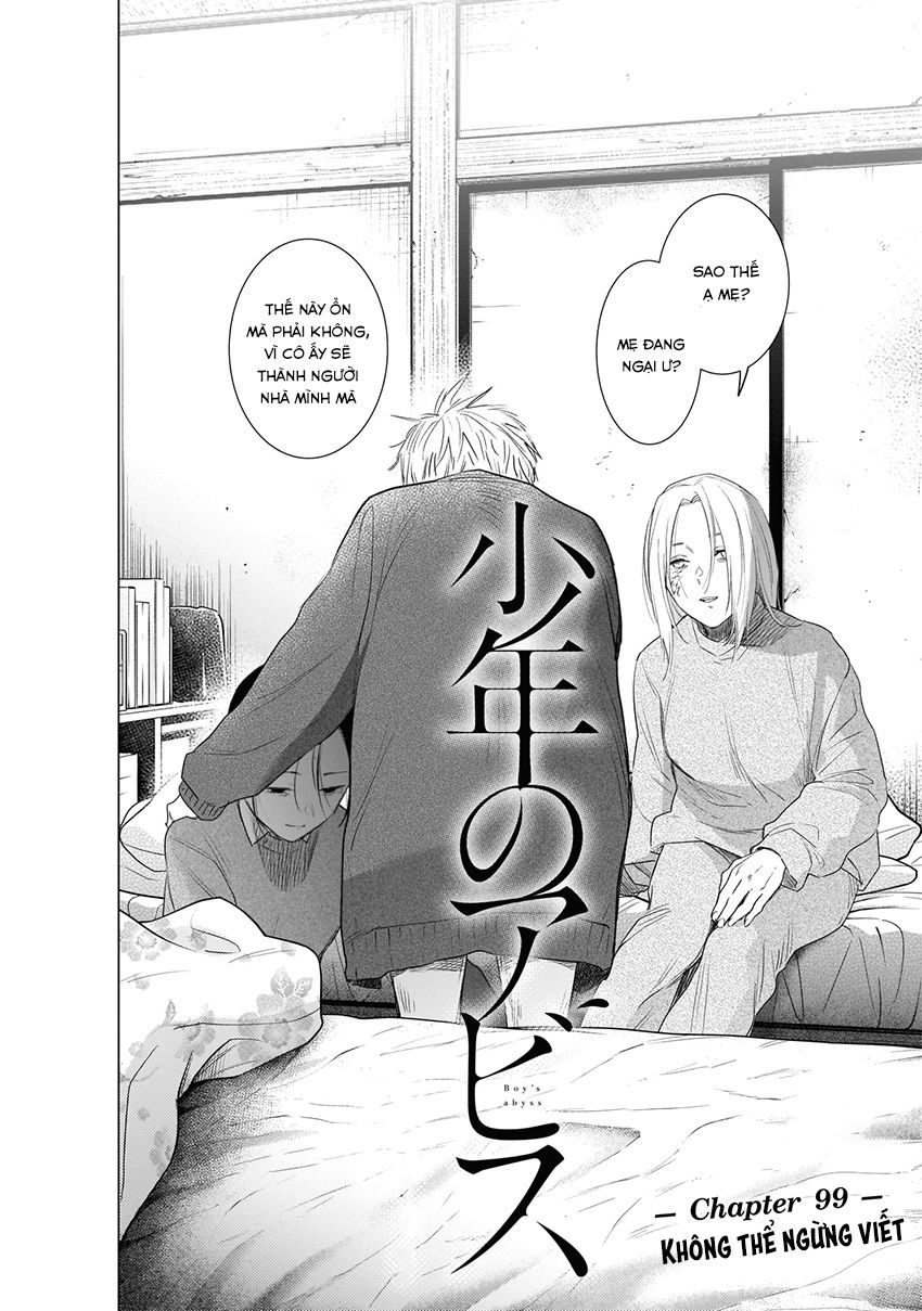Đọc truyện hentai Shounen no Abyss - Chap 99: Không thể ngừng viết