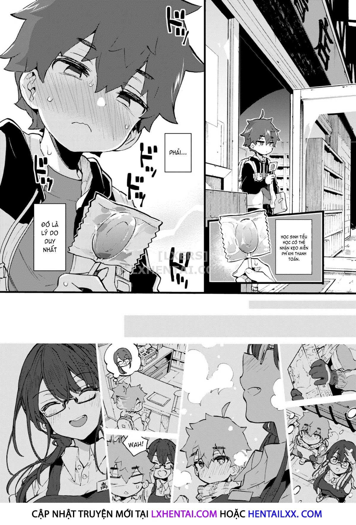 Đọc truyện hentai Boku to Shoten no Onee-san - Oneshot