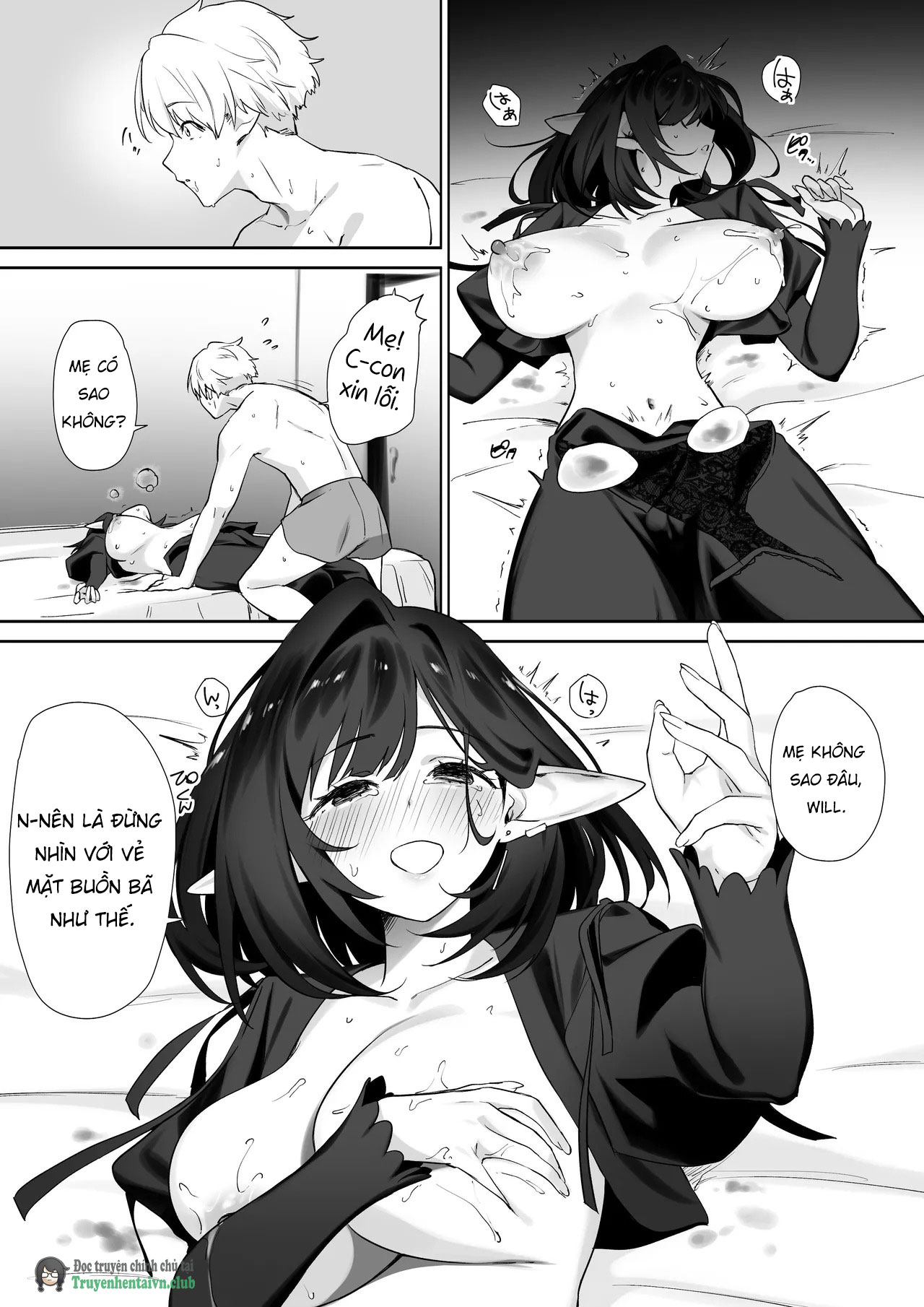 Đọc truyện hentai Elf no Milk de Otona ni Narimashita - Oneshot