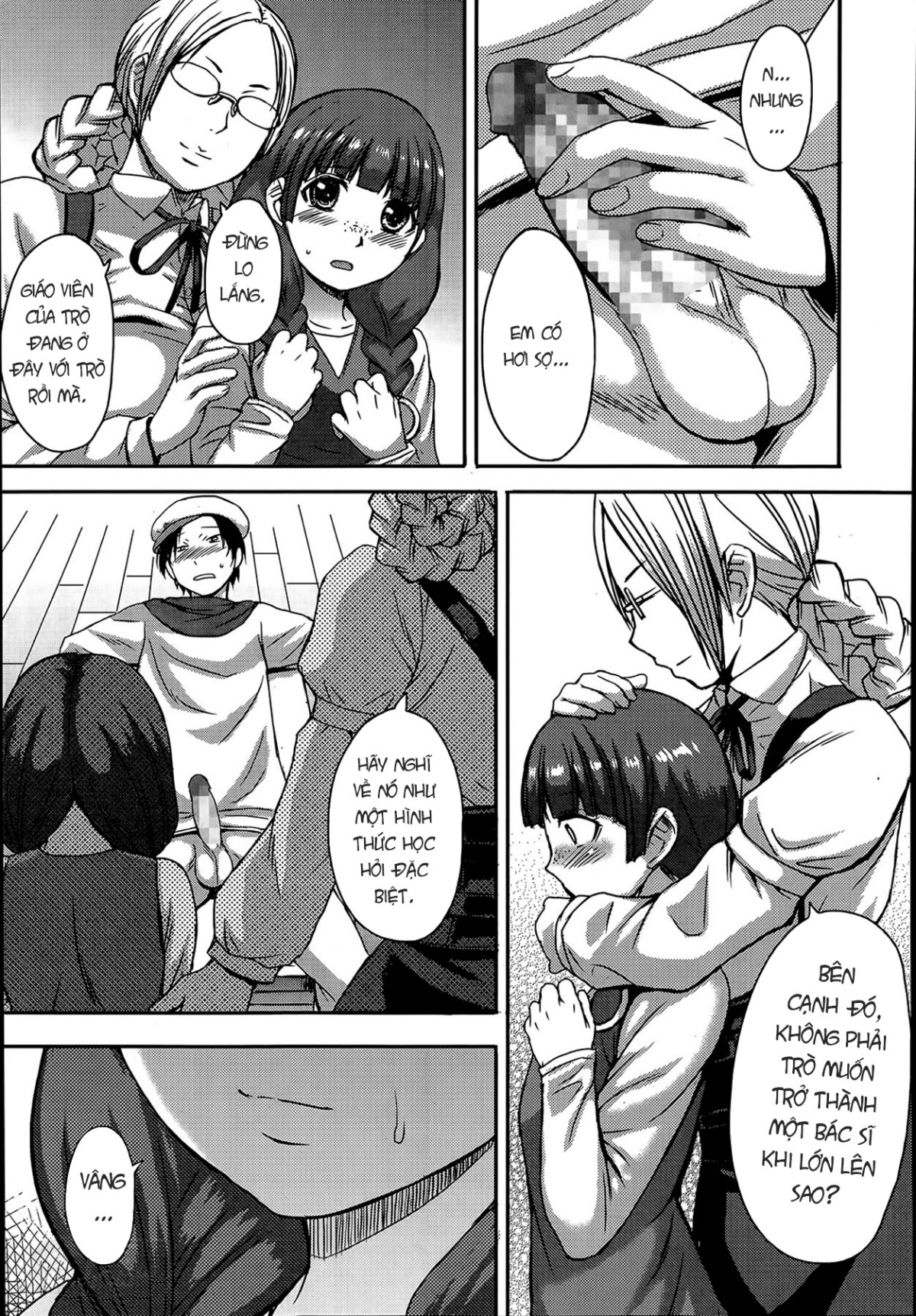 Đọc truyện hentai Tanoshii Shukuhaku Kenshuu - Oneshot