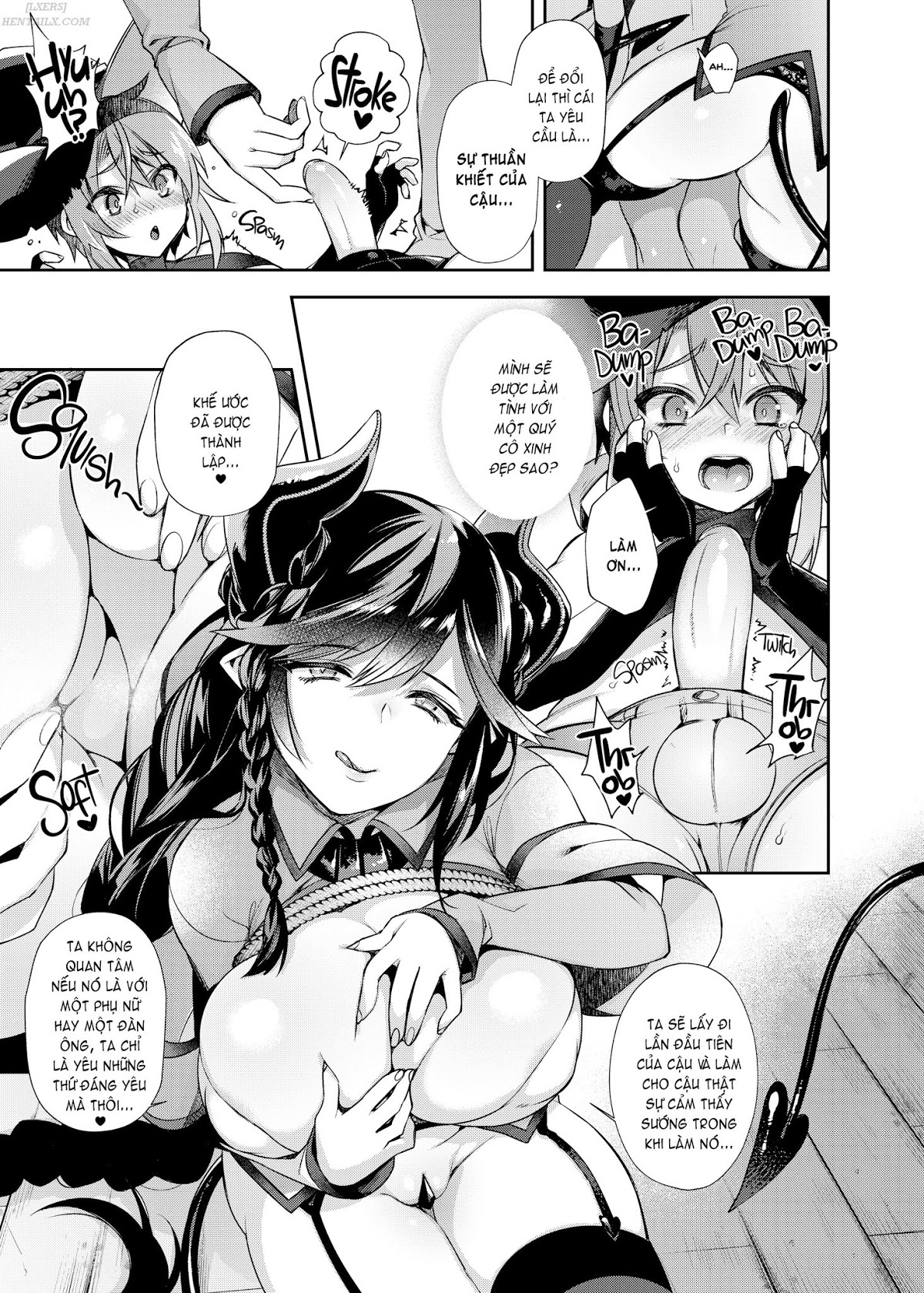 Đọc truyện hentai Hitonarazaru Oyomesama (Trọn bộ) - Chap 8: Thou Shalt Giveth Thy Purity to me (End)