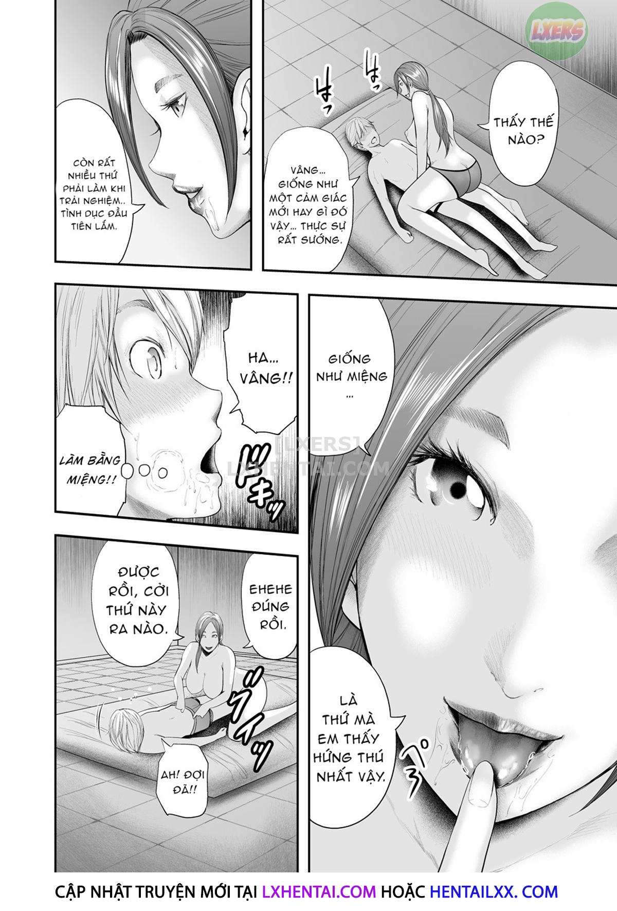 Đọc truyện hentai Jokyoshi Go-nin to Boku 1-ri - Chap 2 - Oral sex