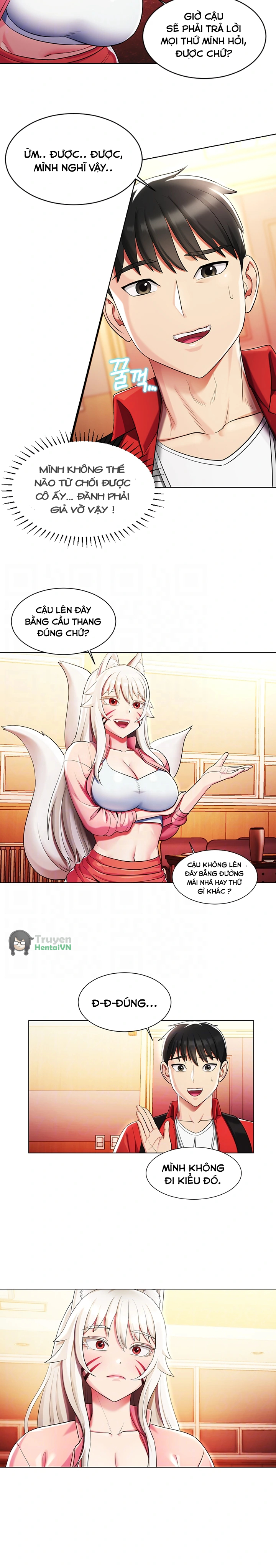 Đọc truyện hentai Phép thuật, hậu cung Yokai - Chap 4