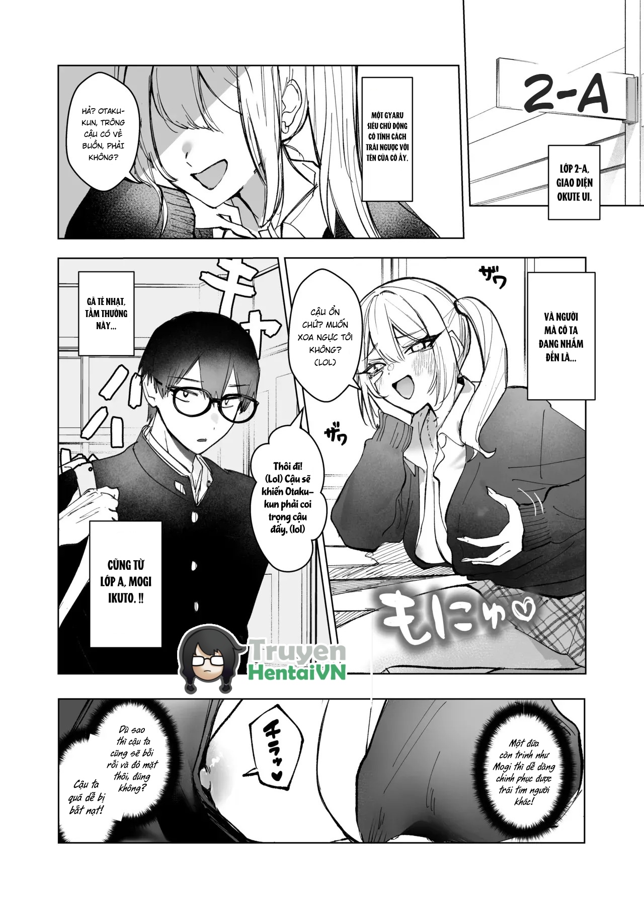 Đọc truyện hentai Ryou Kataomoi ga Minoranai Gyaru-san wa Iramura Chikunii ga Tomaranai! - Oneshot