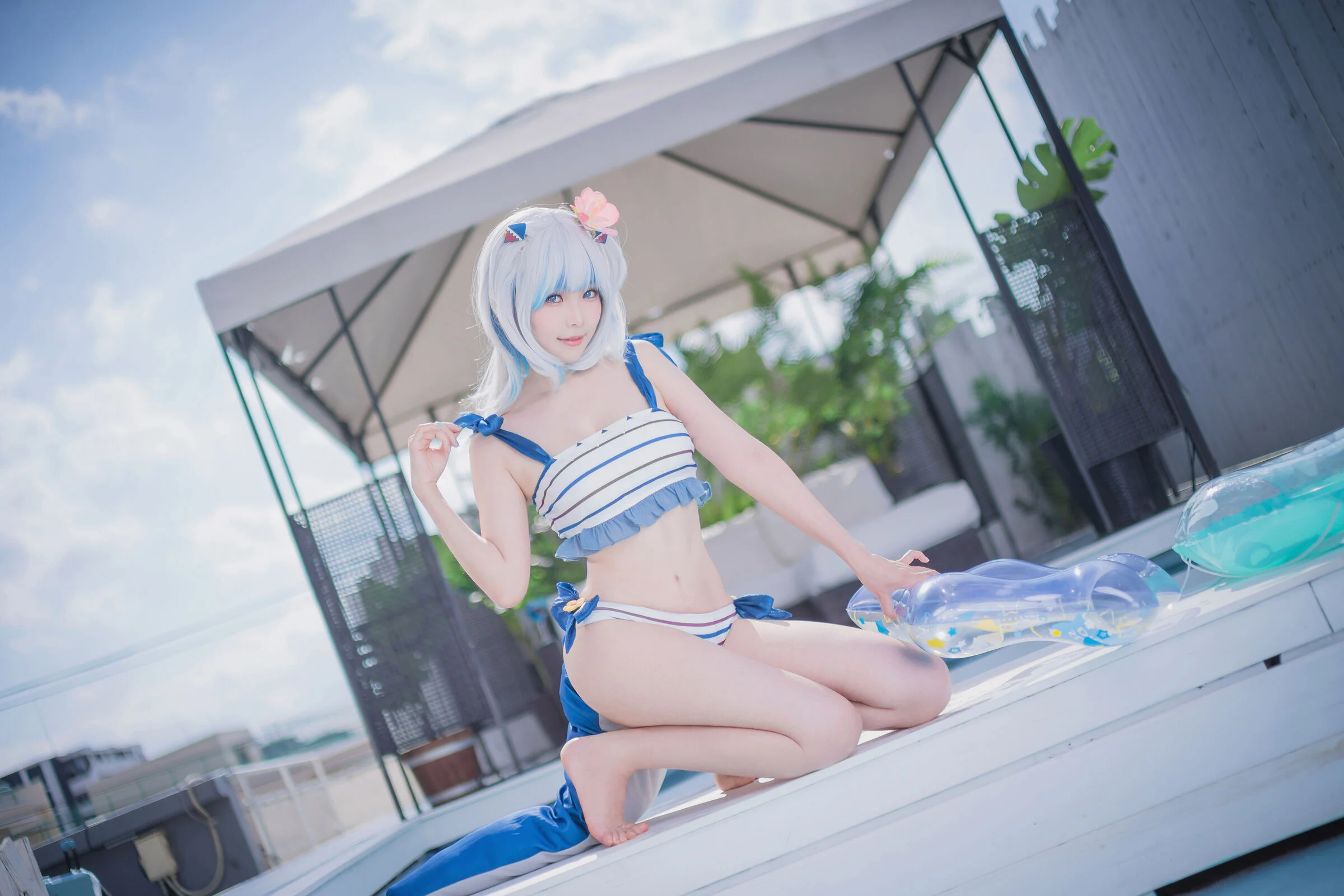 Đọc truyện hentai Tuyển tập Albums siêu phẩm Cosplay - Chap 518 - Ely - Gura Swimsuit