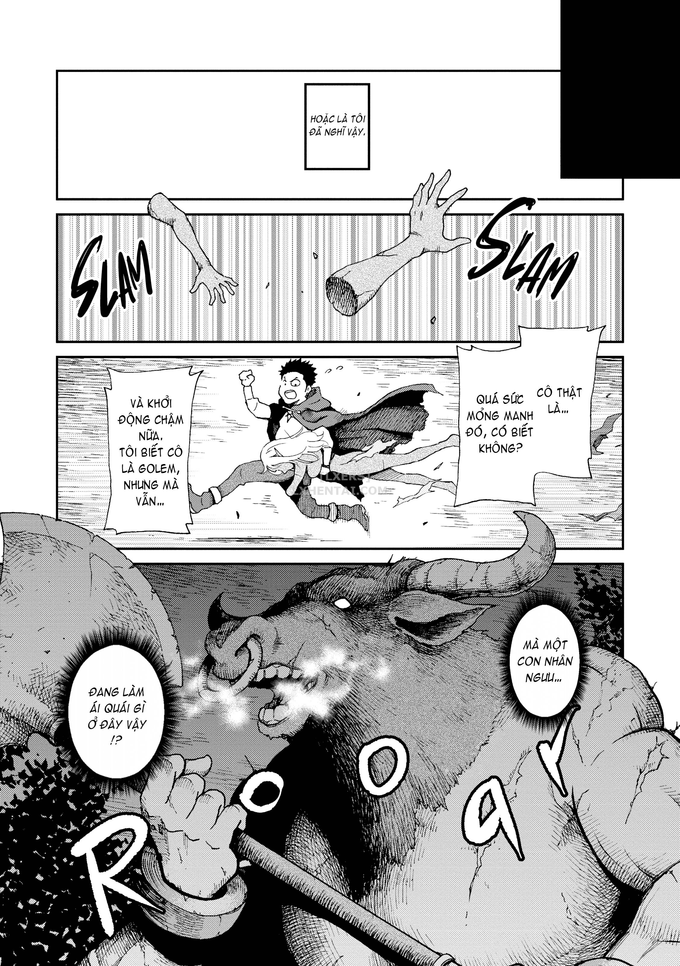 Đọc truyện hentai Monster Girls With a Need for Seed - Chap 11 - I Crafted a Golem to Make a Name for Myself as a Grand Sorcerer, but…