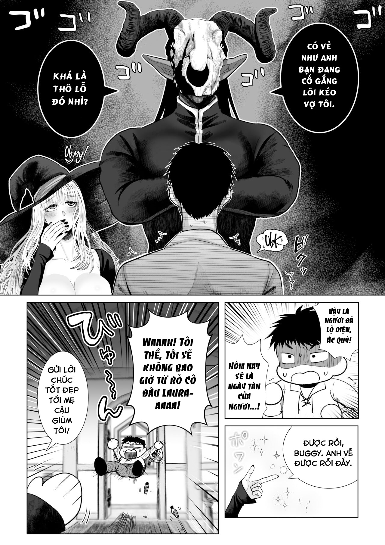 Đọc truyện hentai Cuộc sống hàng ngày của cặp phù thủy. - Oneshot