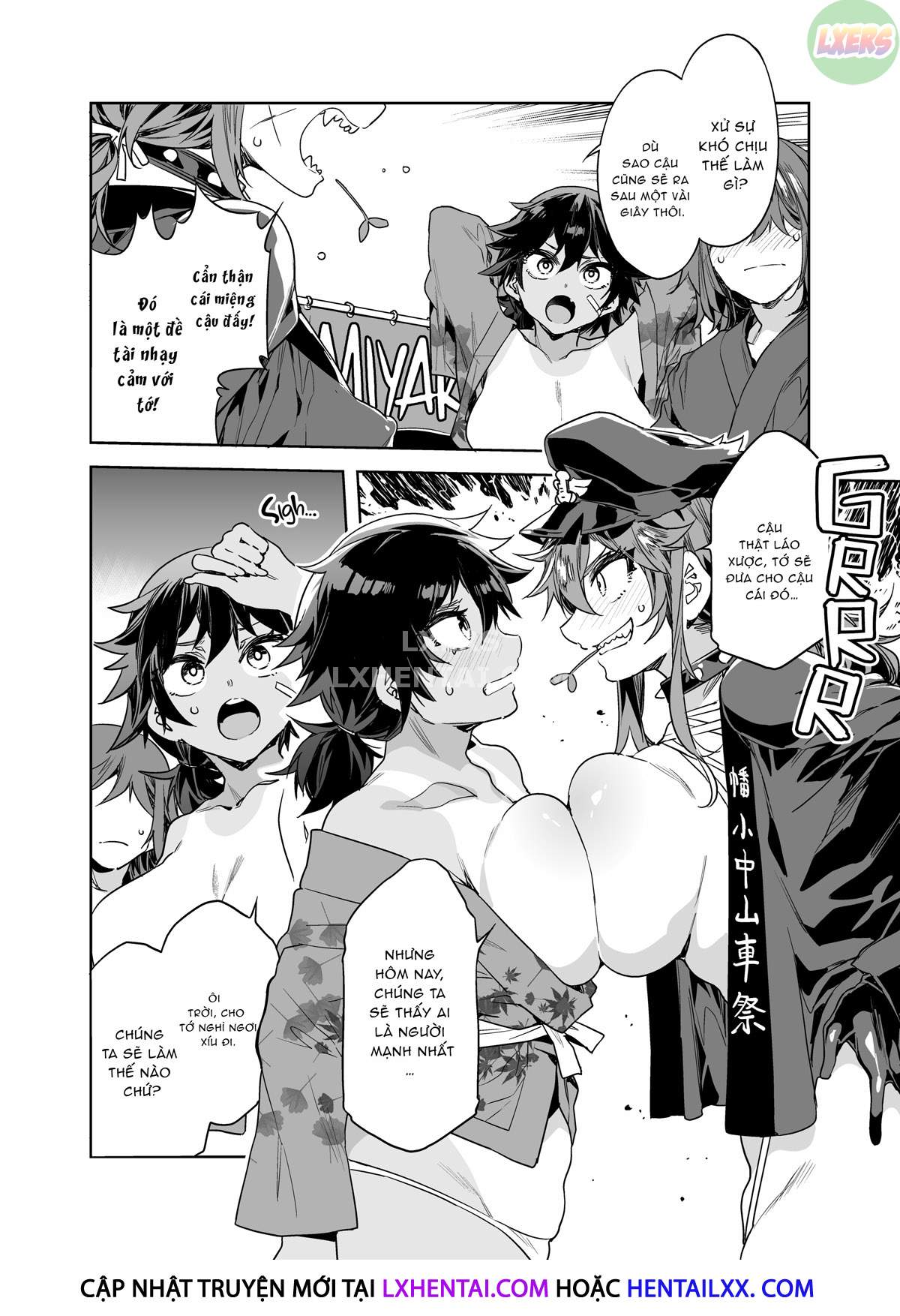 Đọc truyện hentai Teisou Kannen Zero No Onna Tomodachi - Chap 5 at the Summer Festival