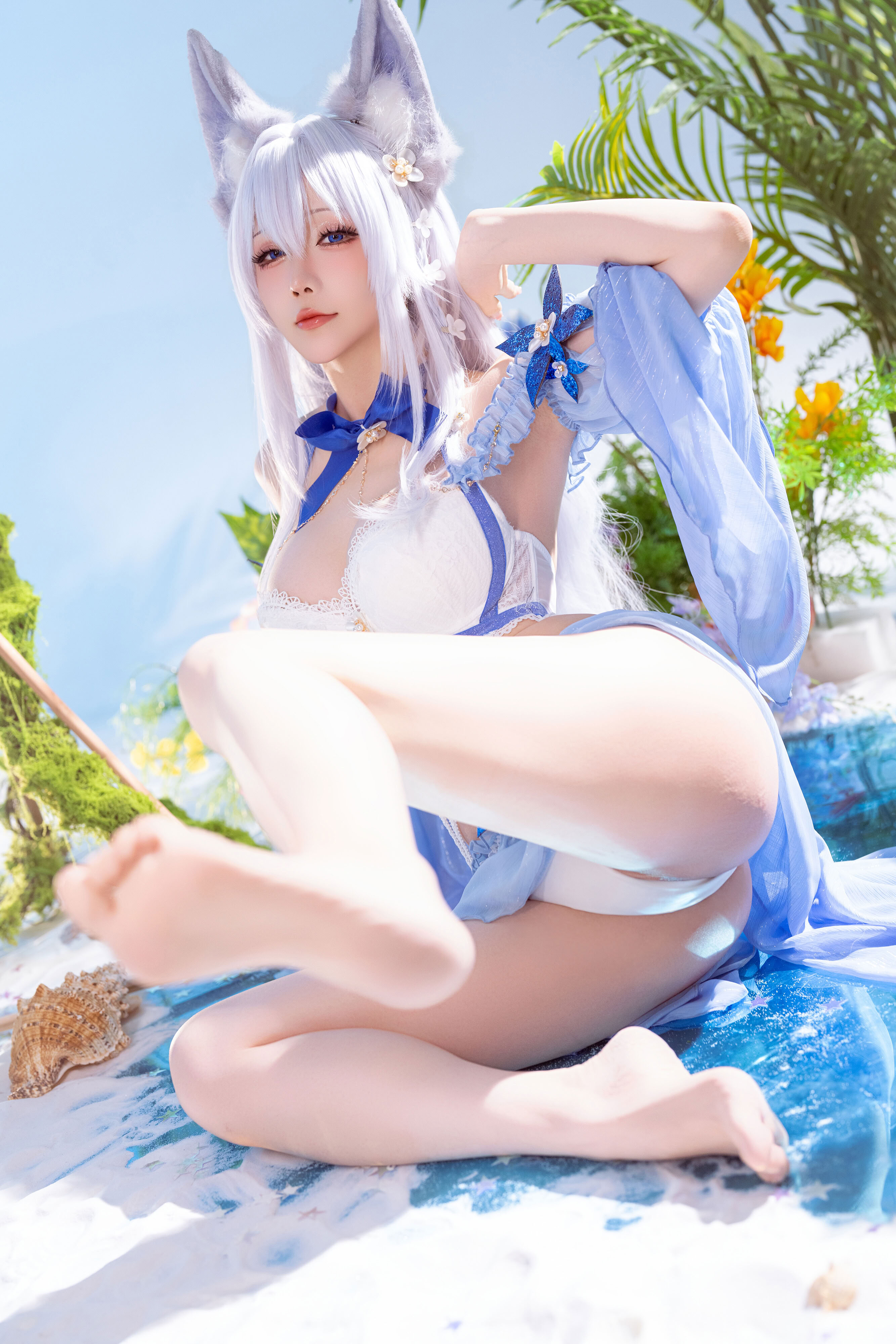 Đọc truyện hentai Tuyển tập Albums siêu phẩm Cosplay - Chap 1395 - Star's Lingering - Azur Lane Shinano Swimsuit