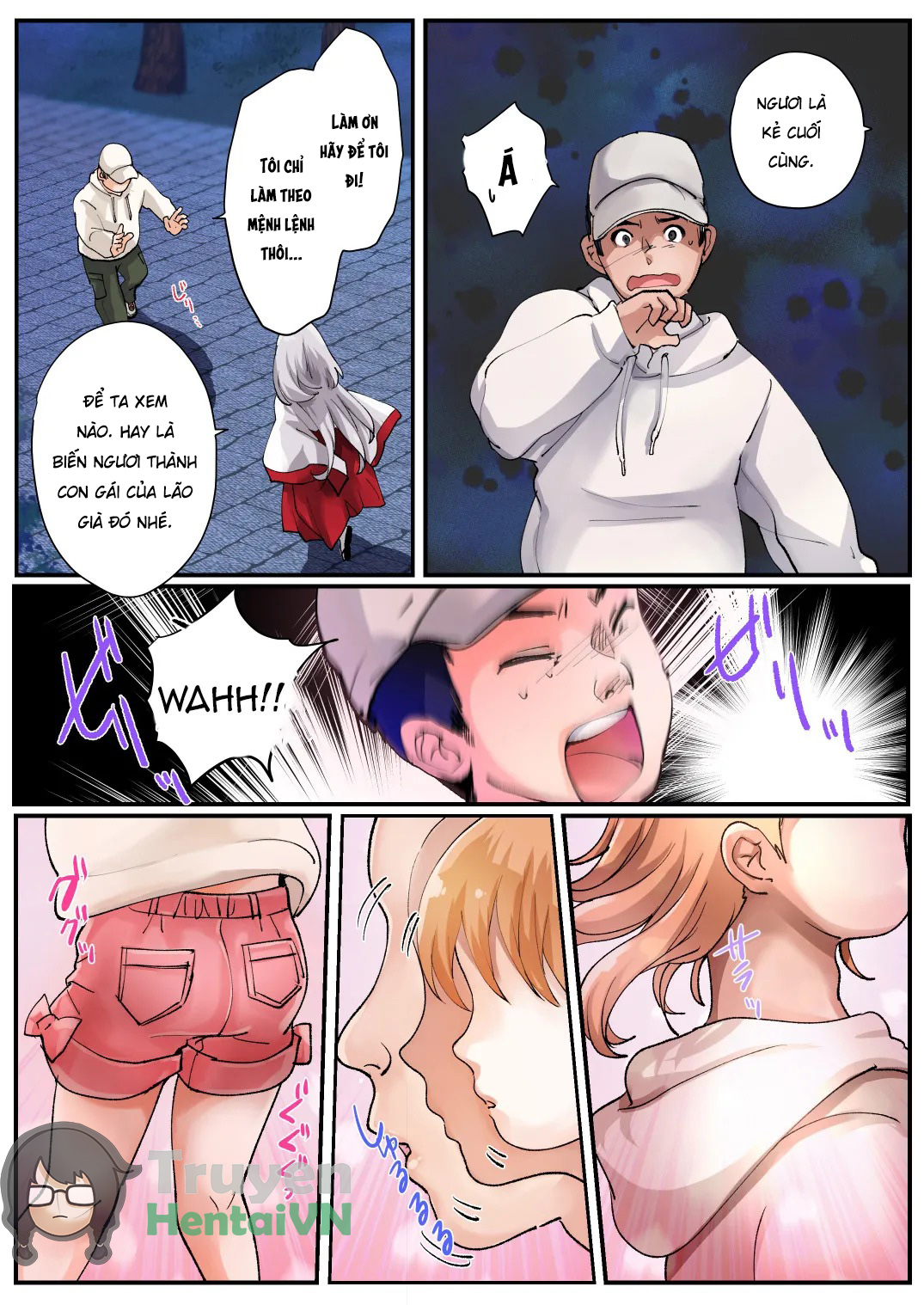 Đọc truyện hentai Mukui wa TS Shinbatsu! Furyou Shounen-tachi no Matsuro - Oneshot