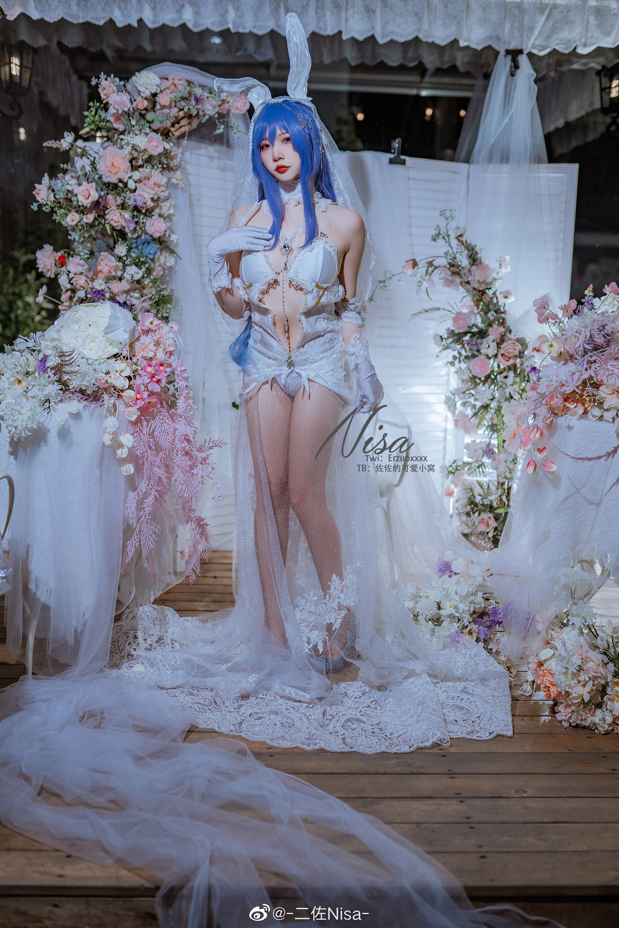 Đọc truyện hentai Tuyển tập Albums siêu phẩm Cosplay - Chap 443 - [Nisa] Azur Lane Beautiful wedding dress New Jersey