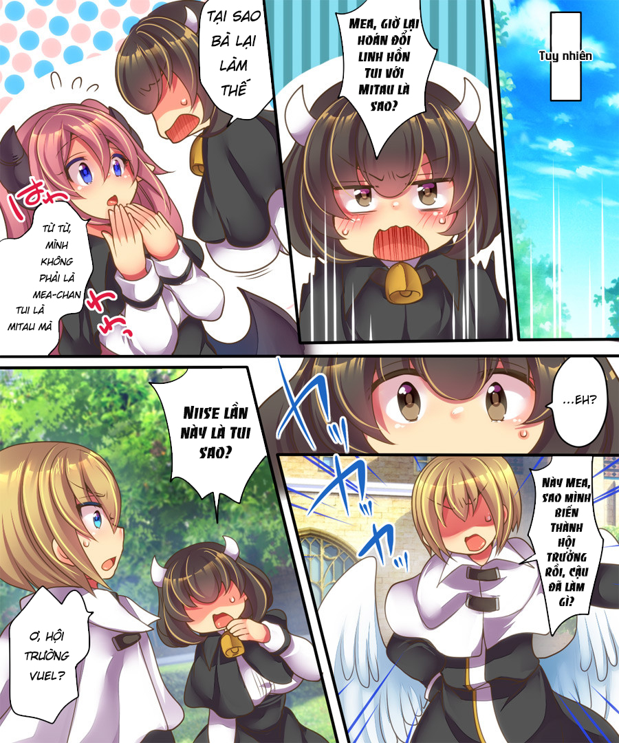 Đọc truyện hentai Soshite Tenshi-kun to Succubus-chan wa Irekawaru - Oneshot