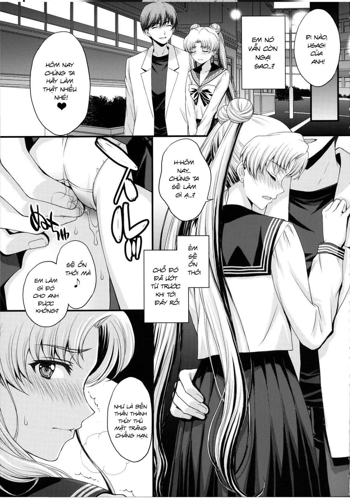 Đọc truyện hentai Usagi no Junjou! Chin Make Bishoujo Senshi! - Đạo tàn bụ âyy (●♡∀♡)