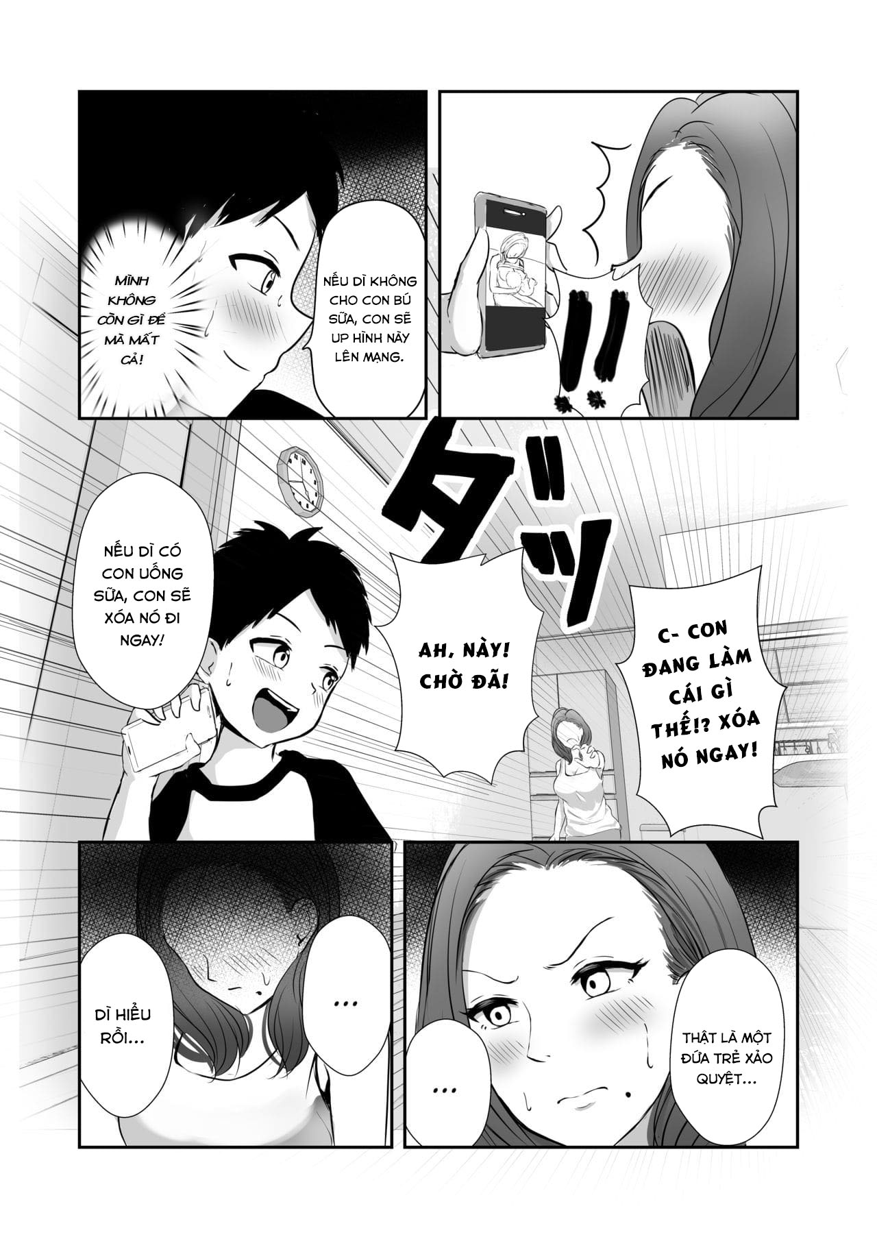 Đọc truyện hentai Tomodachi no Mama o Tasting - Oneshot