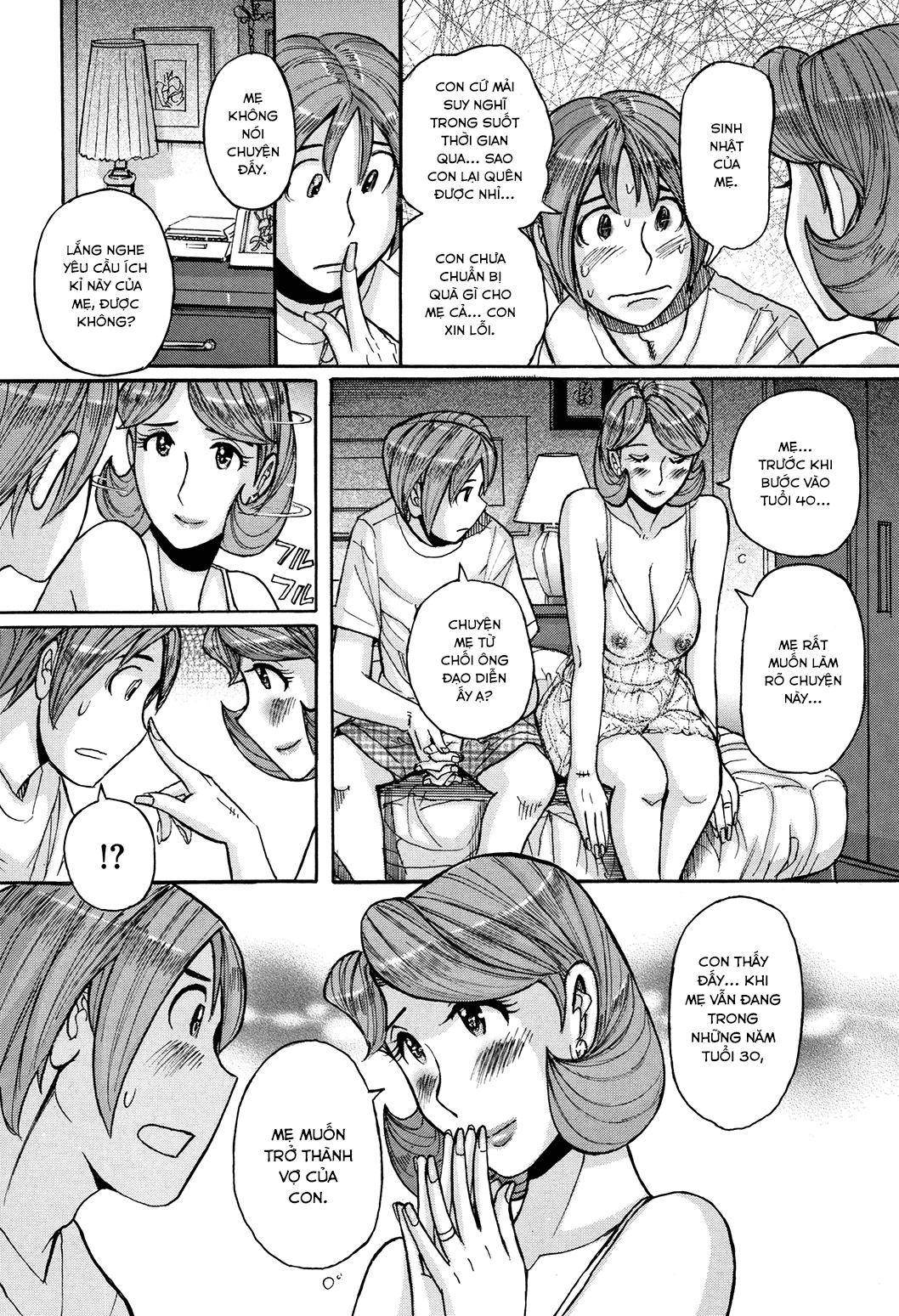 Đọc truyện hentai Bà già nhà tôi vẫn cực kì gợi dục - Chap 4