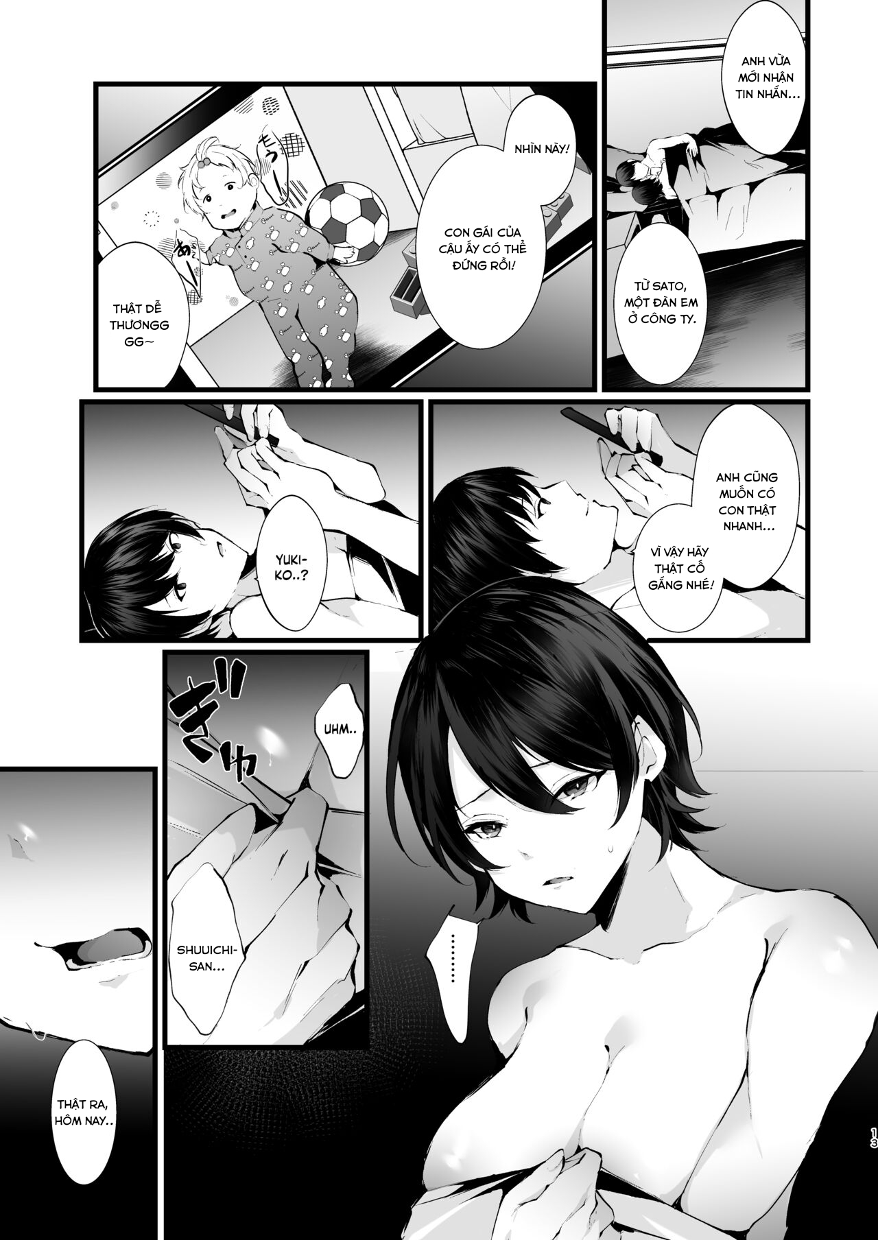 Đọc truyện hentai Bà nội trợ ngực khủng bị trầm cảm - Oneshot