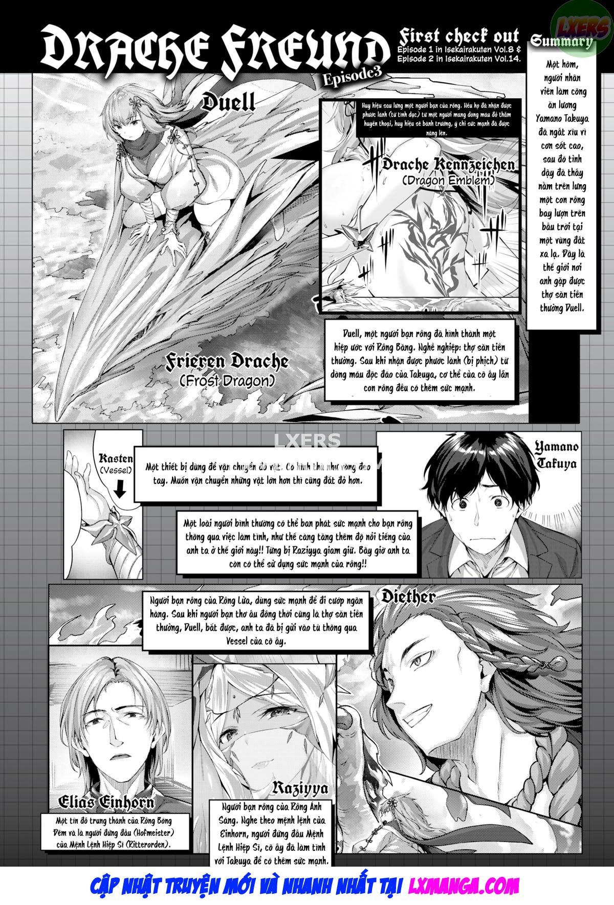 Đọc truyện hentai Drache Freund ~Bạn đồng hành của rồng~ - Chap 3 | Cat-Eared Whip-Wielder