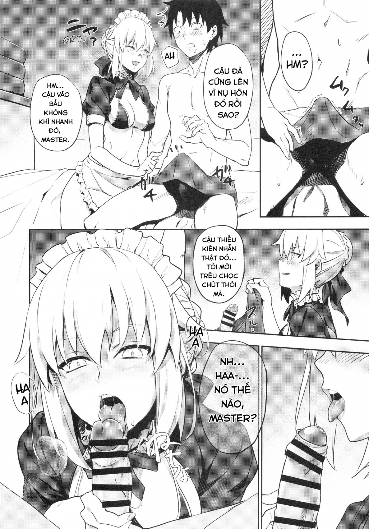 Đọc truyện hentai Chaldea Soap SSS-kyuu Gohoushi Maid - Oneshot