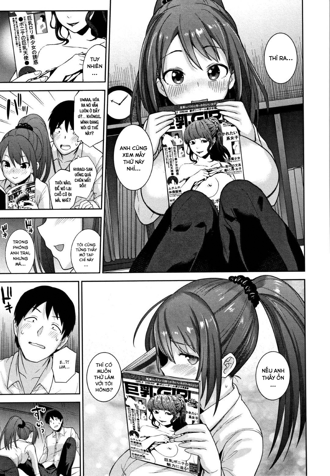 Đọc truyện hentai Tôi bắt được 1 cô gái dễ thương nhìn trộm cuốn sách tôi vứt đi - Chap 08: Chung tình...?