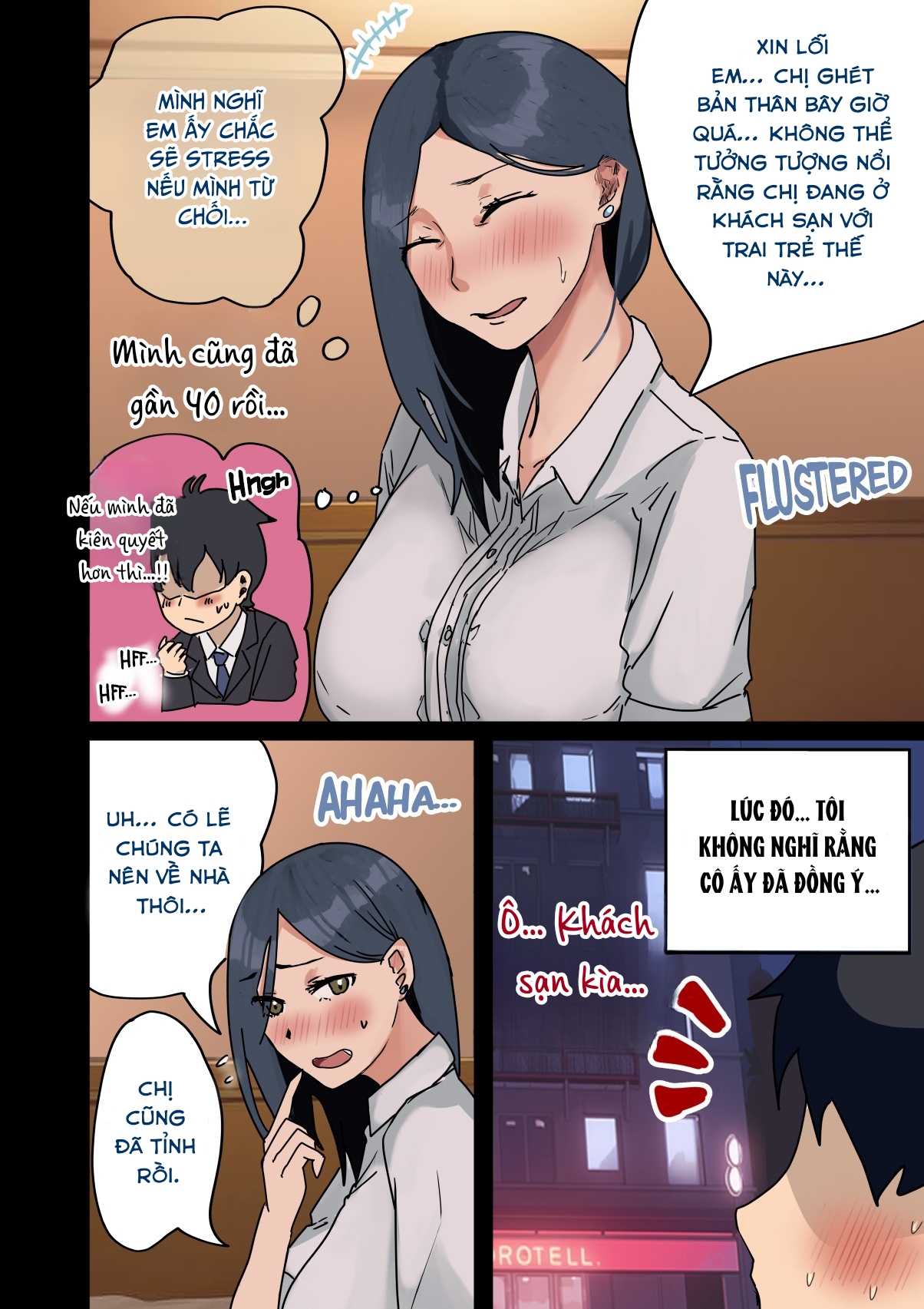 Đọc truyện hentai Kaisha no Madonna to Lucky de Yareta Hanashi - Oneshot