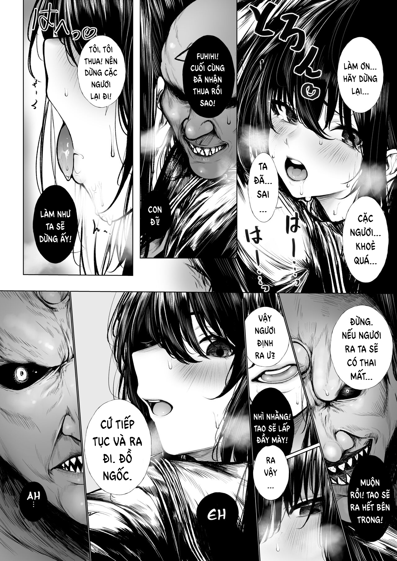 Đọc truyện hentai Không đời nào người trừ quỷ có thể thua một tên tiểu Oni. - Oneshot