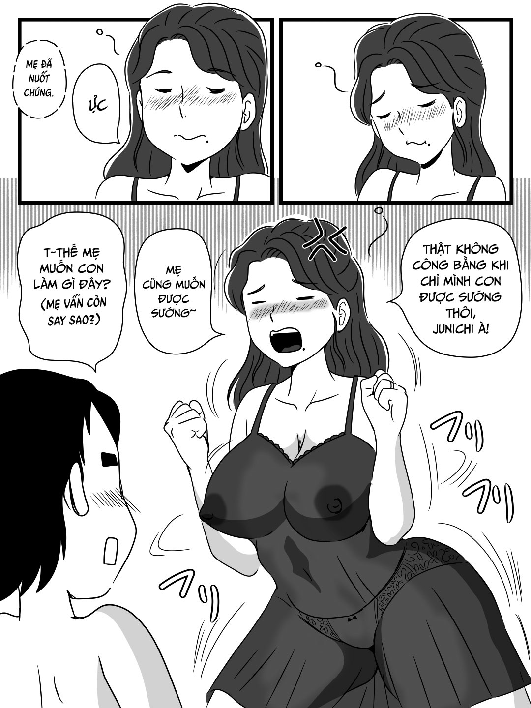 Đọc truyện hentai Beer o Nomu to Inran ni Naru Kaa-san to Yareta Hanashi - Oneshot