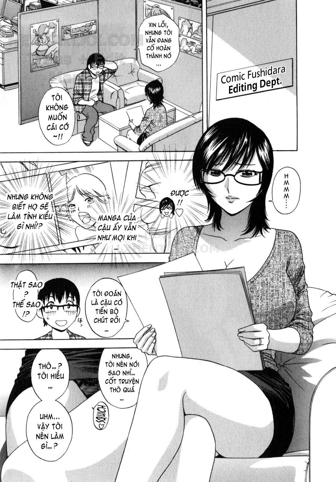 Đọc truyện hentai Life With Married Women Just Like A Manga - Chap 9