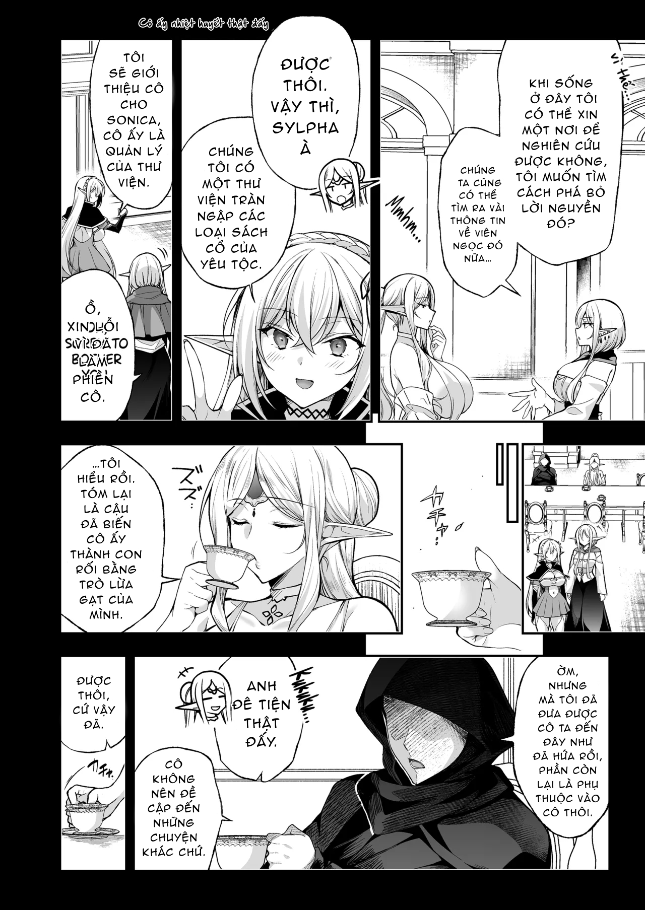 Đọc truyện hentai Elf ni Inmon o Tsukeru Hon LEVEL:8 - Oneshot