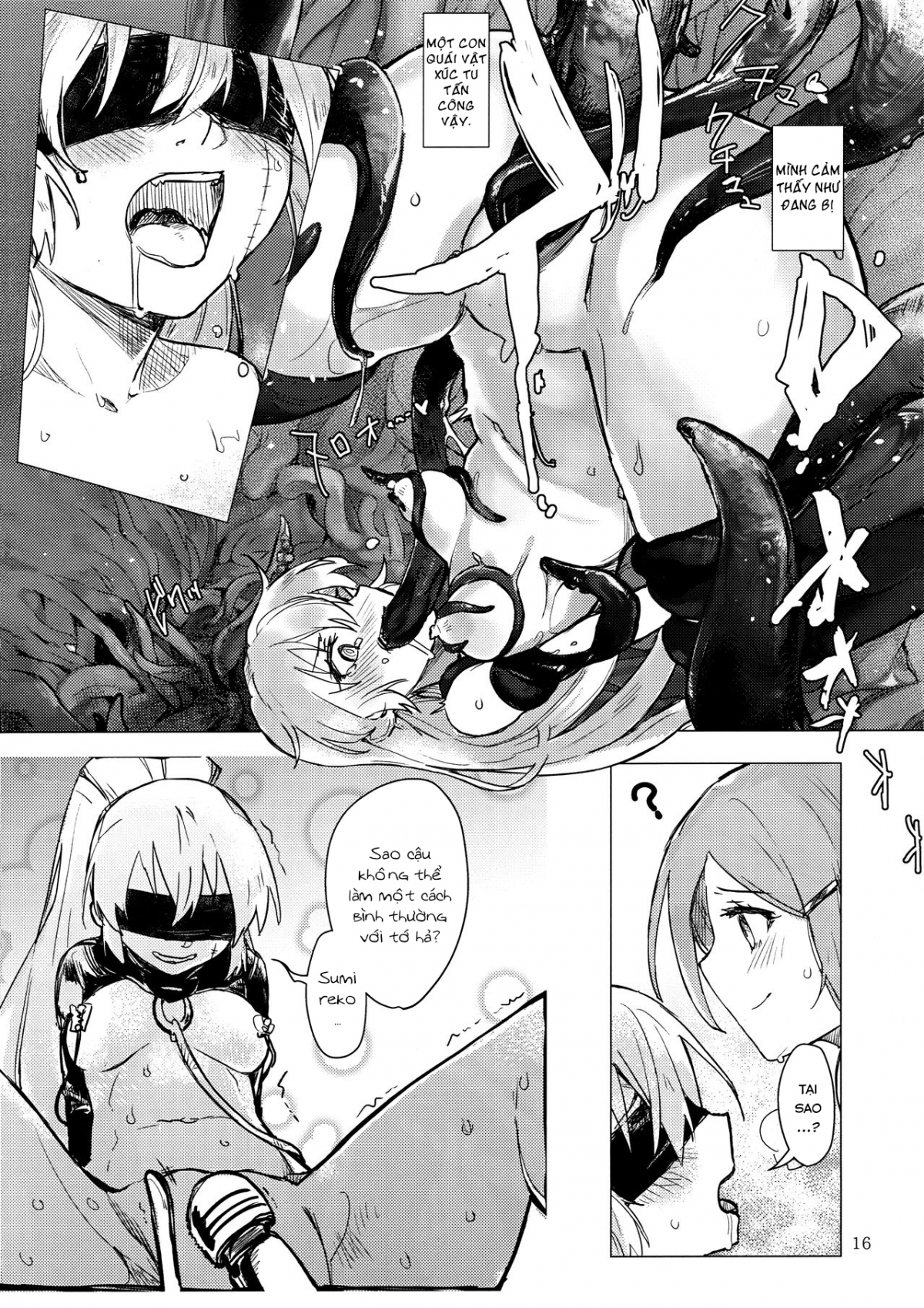 Đọc truyện hentai Yakousei no Shoujo Futari - Oneshot