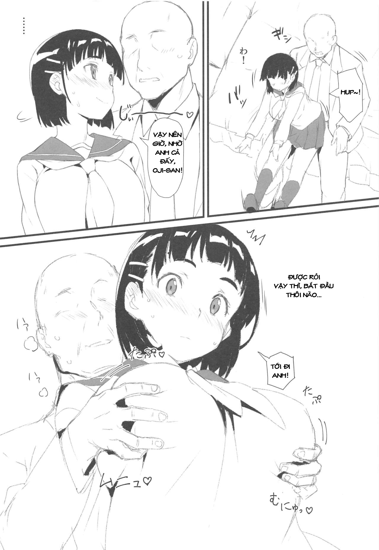 Đọc truyện hentai Suguha và ông chú đẹp zai~ - Chap 1: Khách sạn cùng Sugu~