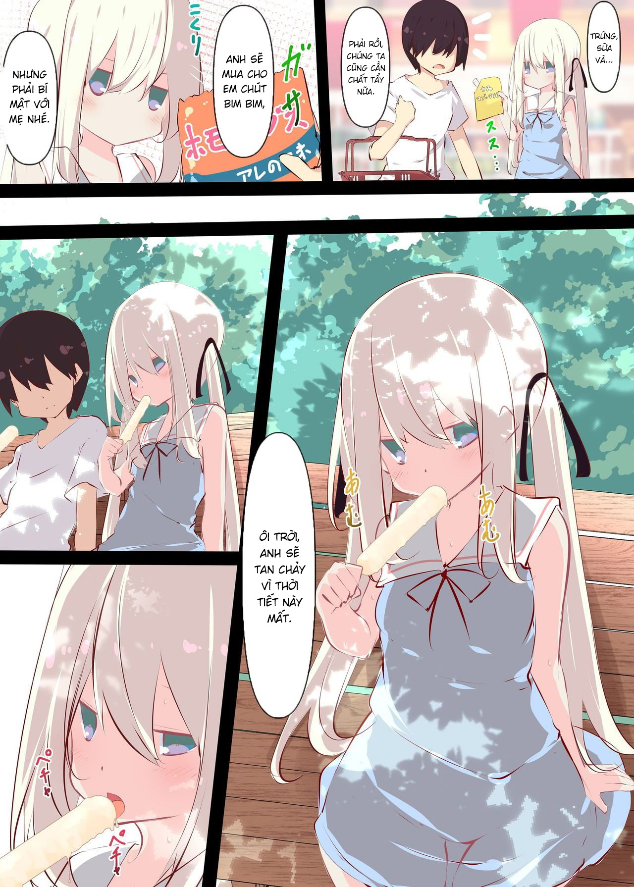 Đọc truyện hentai Natsuyasumi dakara Muteikou na Itoko ni Chinko Ireru Hanashi - Chap 3