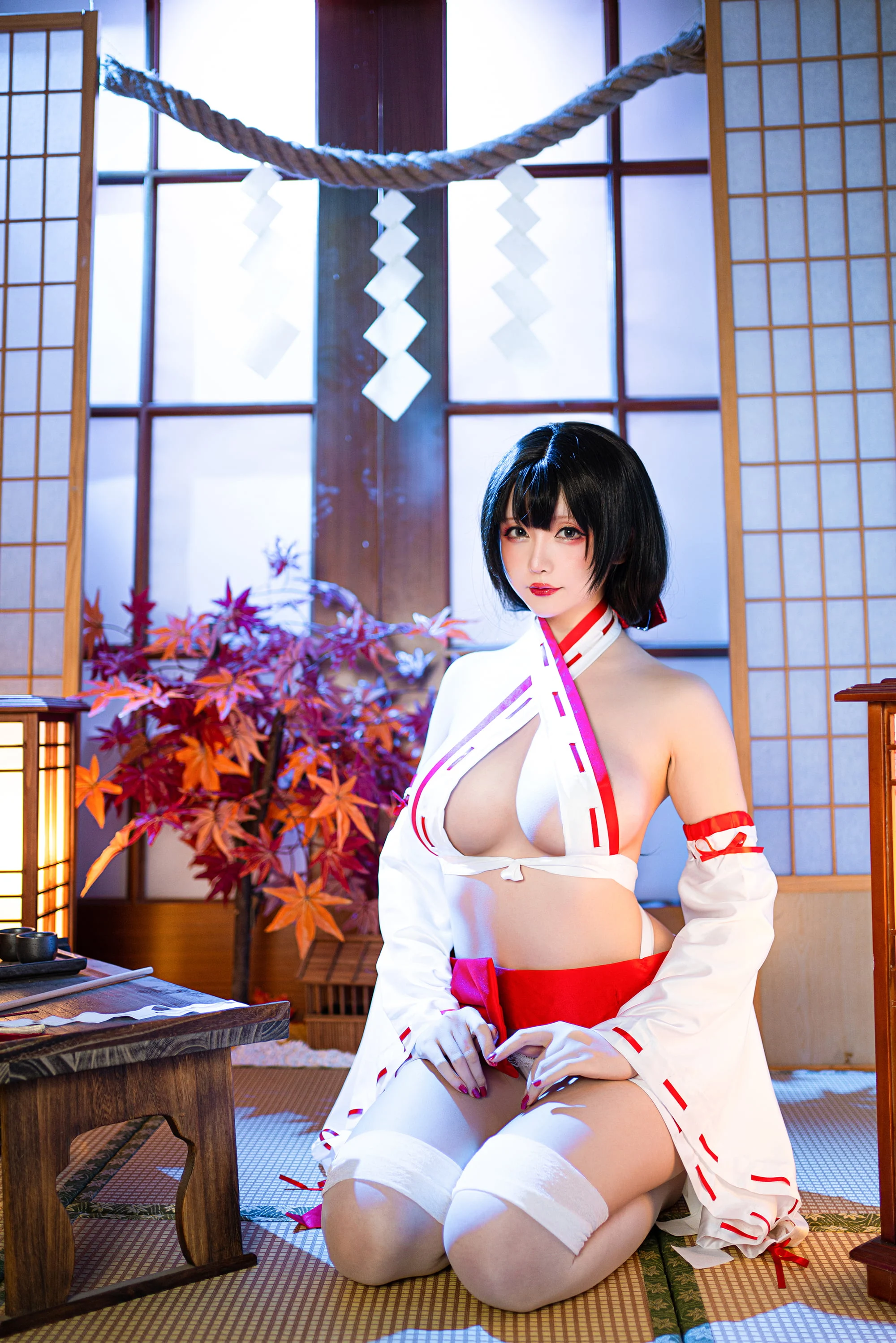 Đọc truyện hentai Tuyển tập Albums siêu phẩm Cosplay - Chap 729 - Star Chichi – New Year Miko