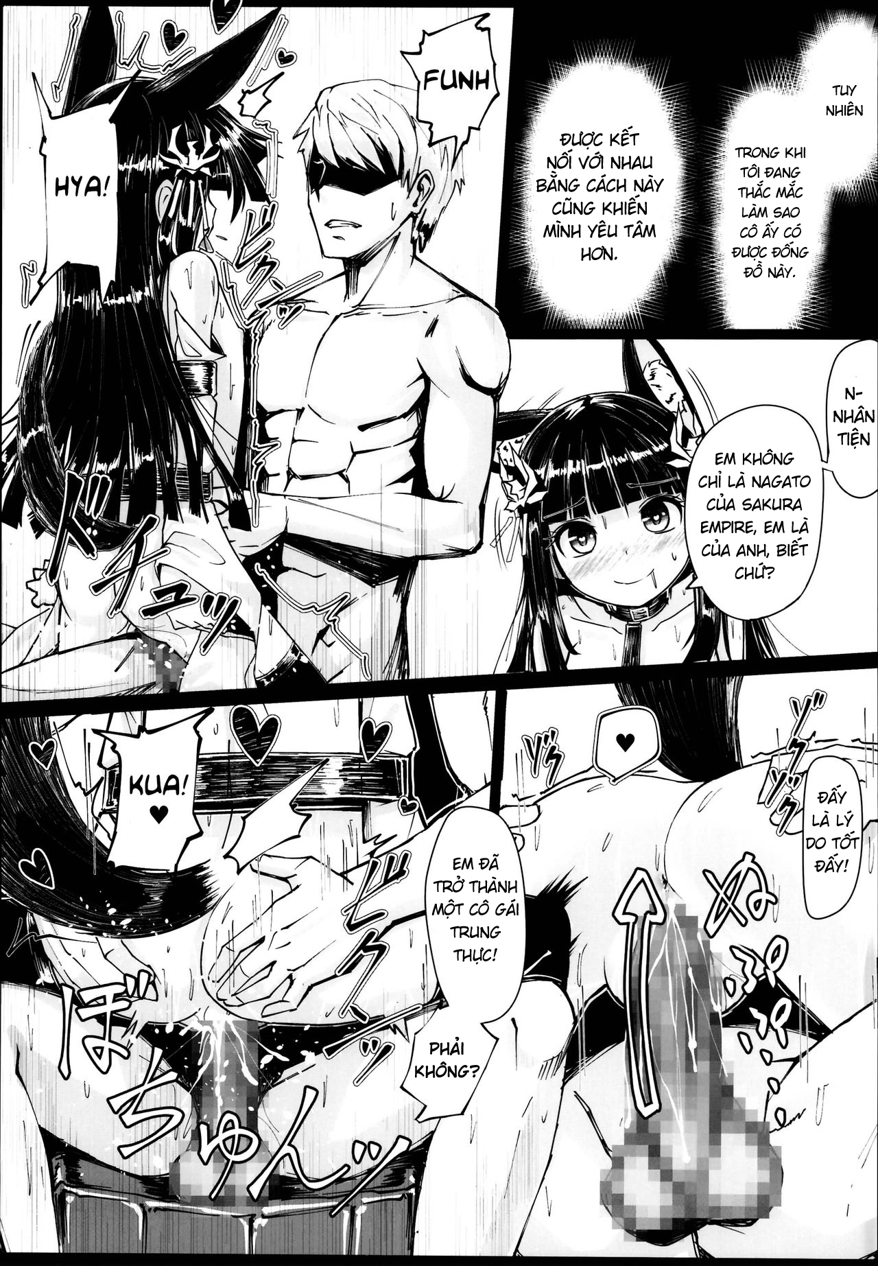 Đọc truyện hentai Yo wa Nagato Juushou (Teokure) no Nagato de Aru - Oneshot