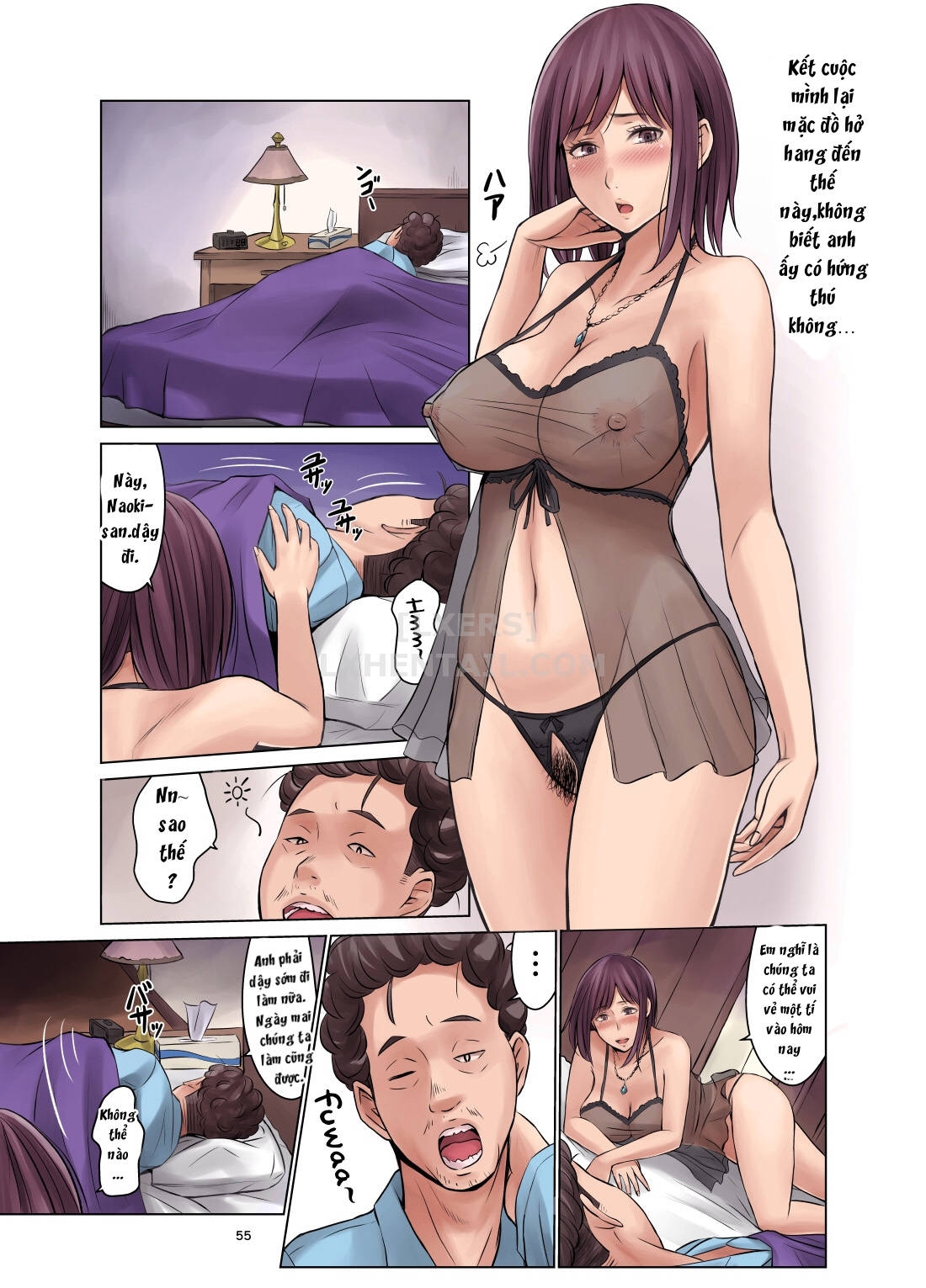 Đọc truyện hentai Tanenashi Otto To Hatsujou Tsuma - Oneshot - Có che