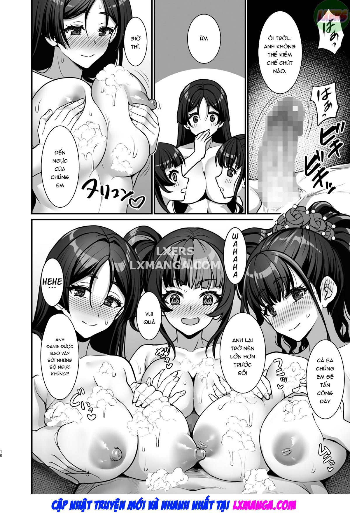 Đọc truyện hentai Heian Girls 4P Nhà tắm gợi cảm Chơi - Oneshot