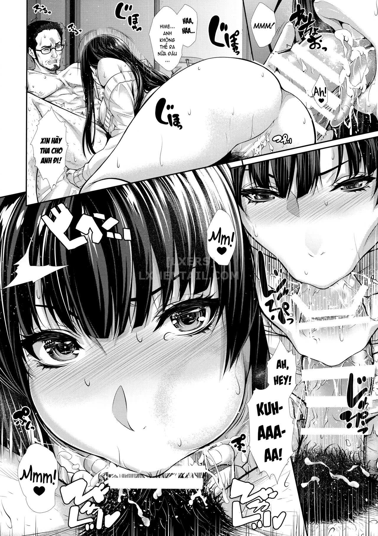 Đọc truyện hentai Yonjyouhan x Monogatari Nijoume - Oneshot